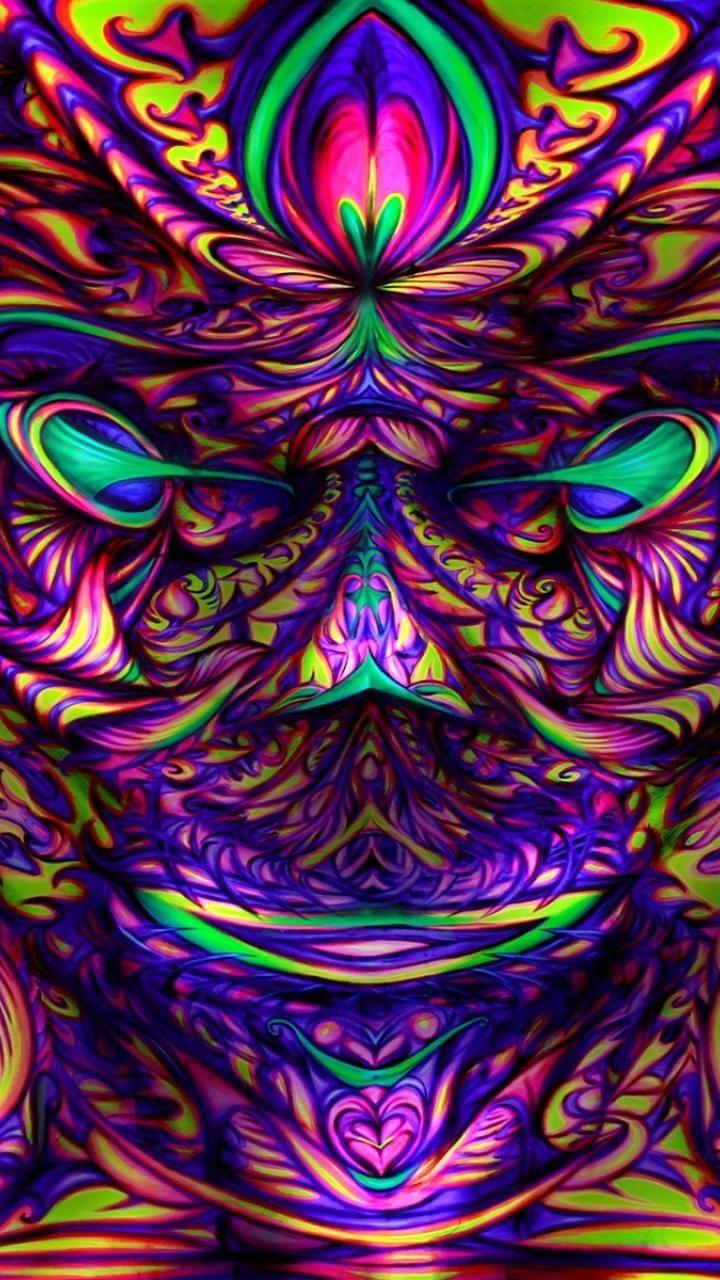 720x1280 Samsung Galaxy A5 Wallpaper: Psychedelic Face Android Wallpaper