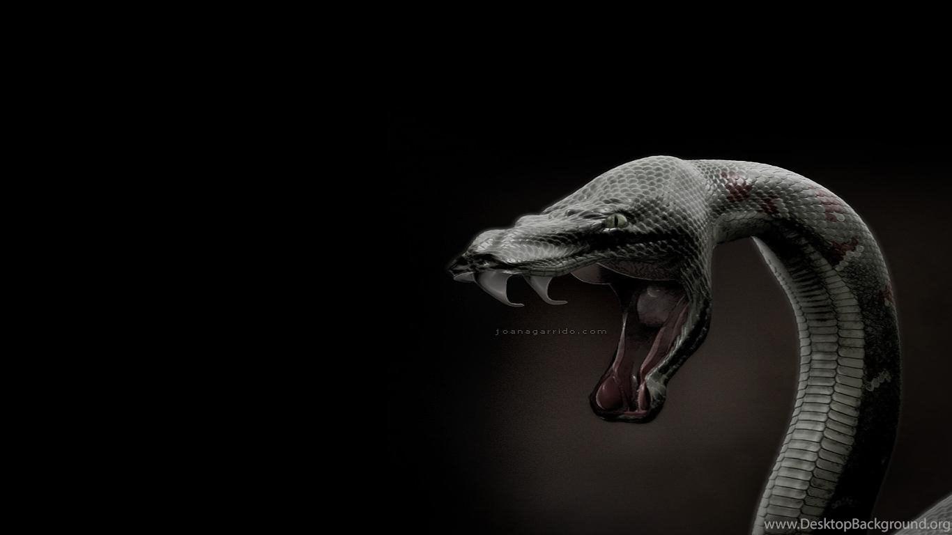 1366x768 Cool Snake Background Desktop Background