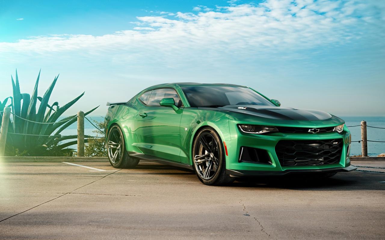 1280x800 Wallpaper 4k Green Camaro 4k Wallpaper