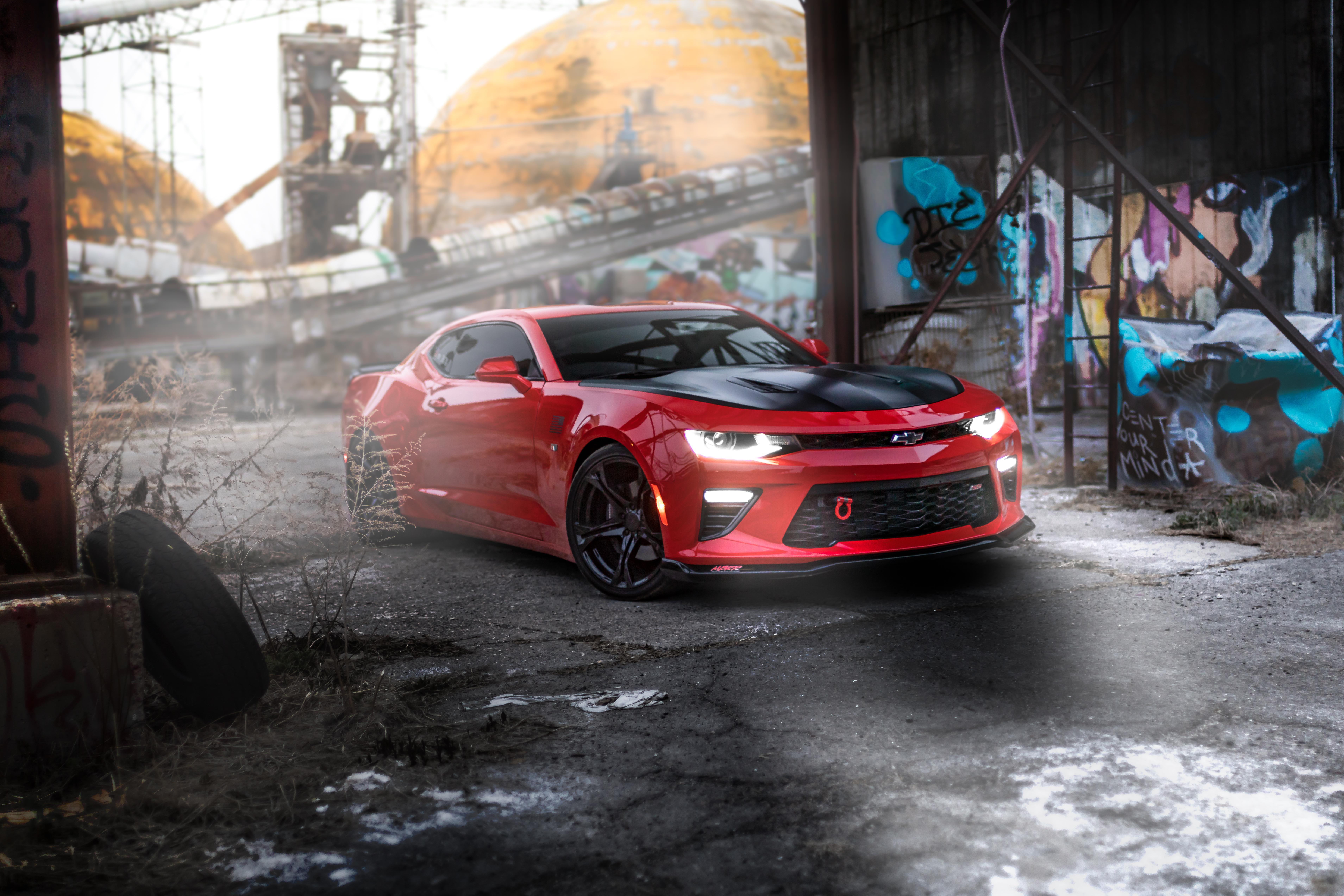 7635x5090 Red Camaro 8k, HD Cars, 4k Wallpaper, Image, Background, Photo and Picture