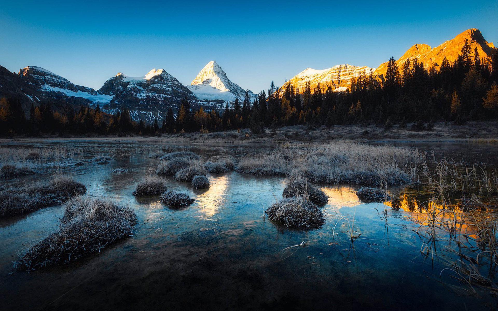 1920x1200 Assiniboine Provincial Park British Columbia Canada Sunrise Landscape Photography 4k Uhd 16 9 Desktop Wallpaper HD 3840x2160 :