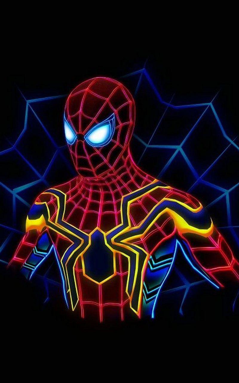 800x1280 Cool Spider Man 3D Wallpaper