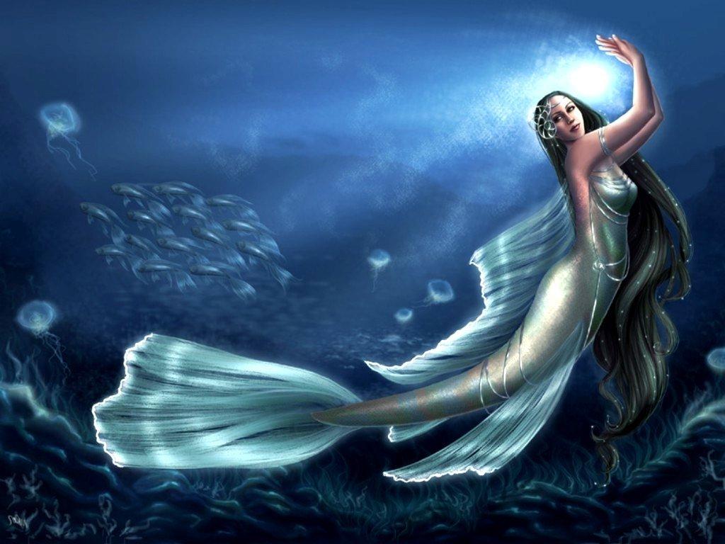 1024x768 Real Mermaid Wallpaper