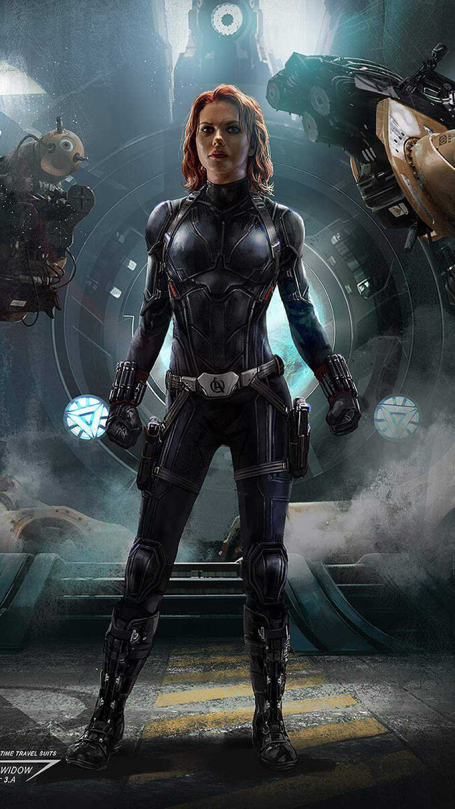 900x1600 Black Widow Wallpaper