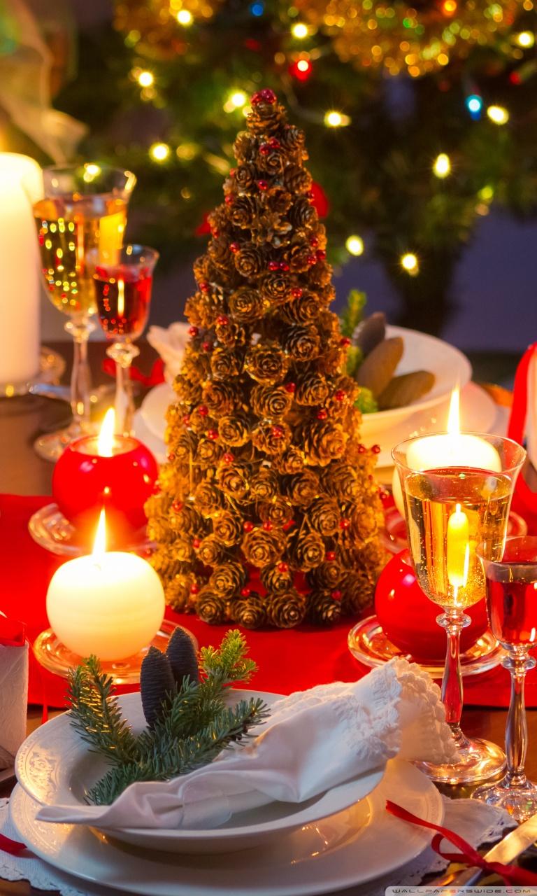 768x1280 Christmas Dinner Table Ultra HD Desktop Background Wallpaper for 4K UHD TV : Widescreen & UltraWide Desktop & Laptop : Tablet