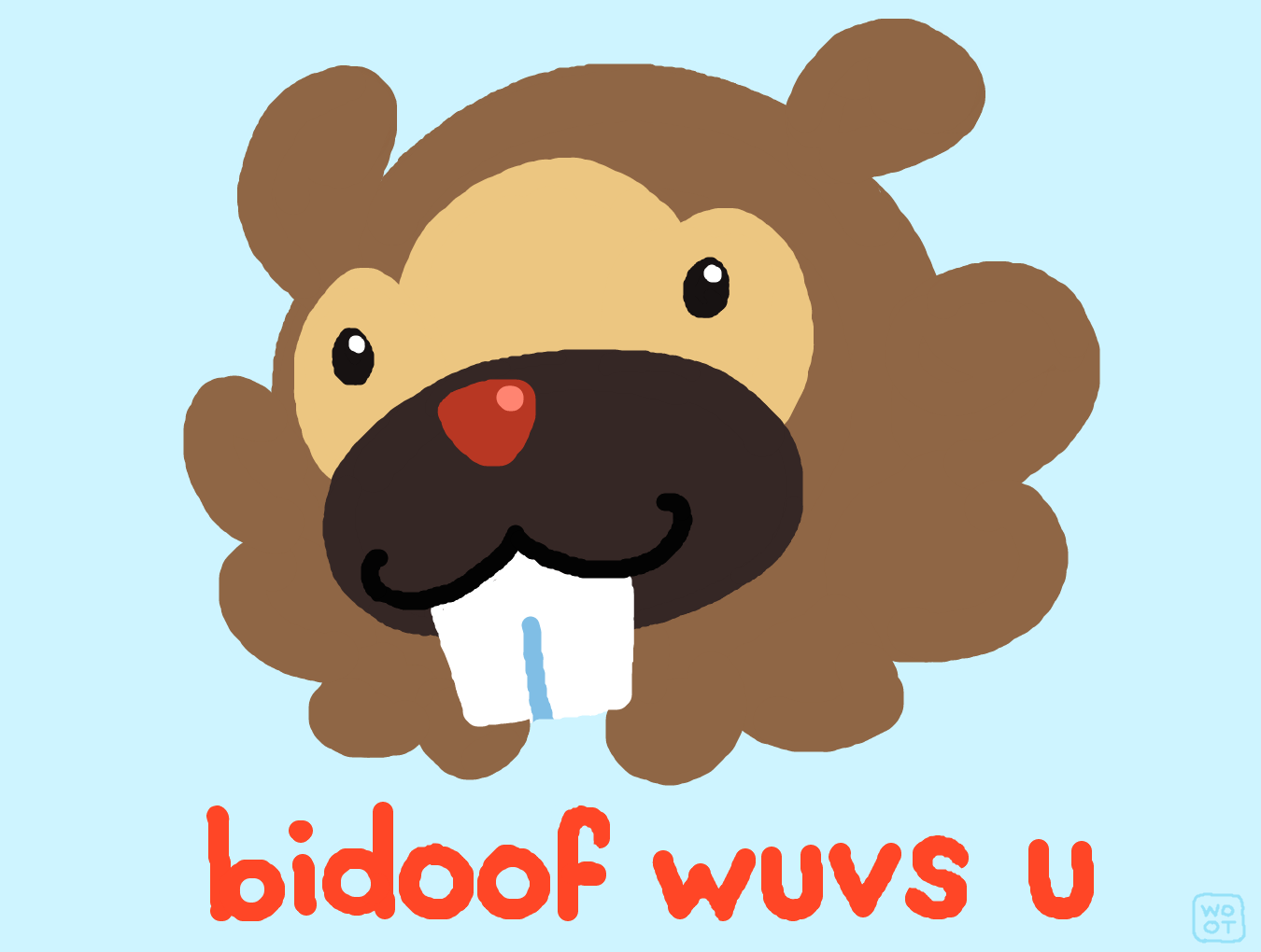 1350x1020 Bidoof Wuvs U By W Oo T