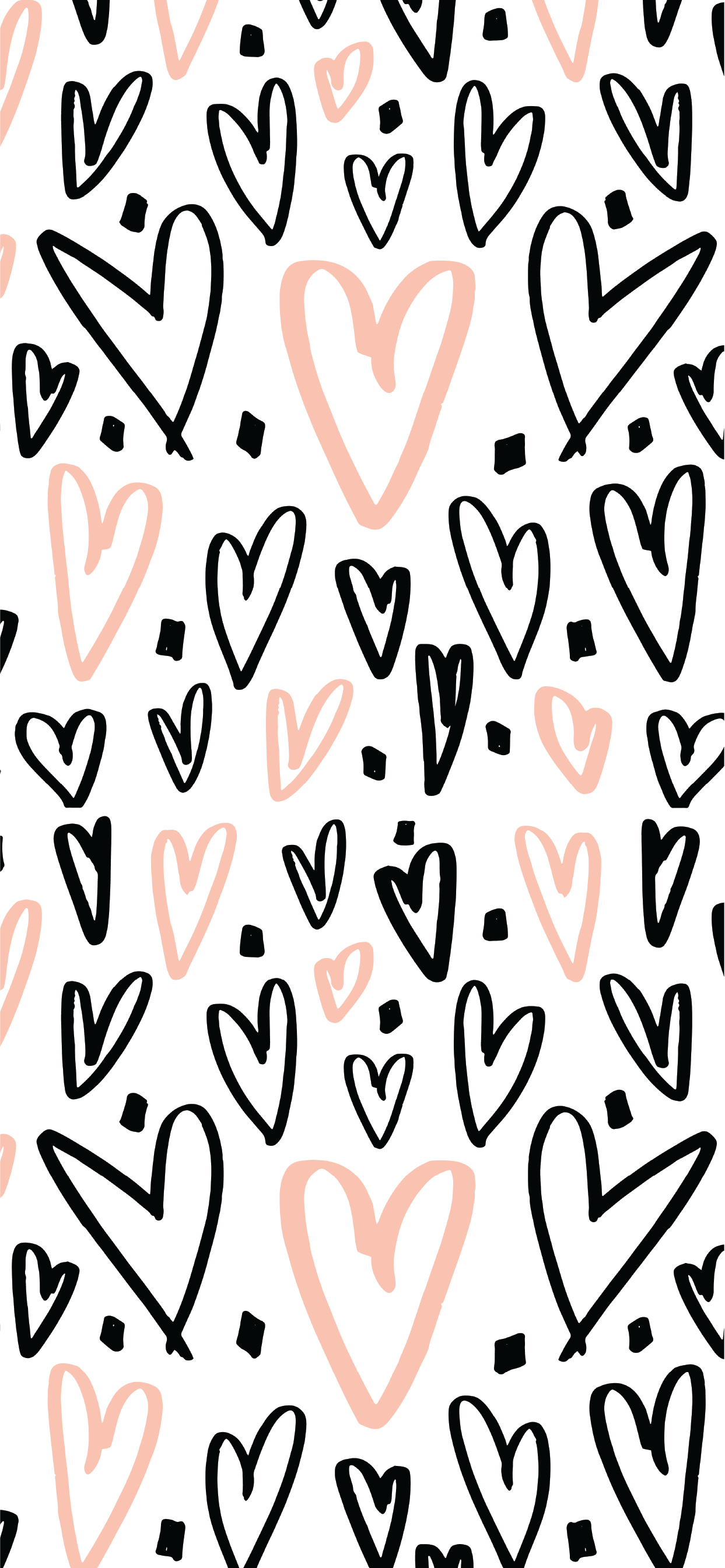 1243x2689 Valentine's Day iPhone Wallpaper and Ivory