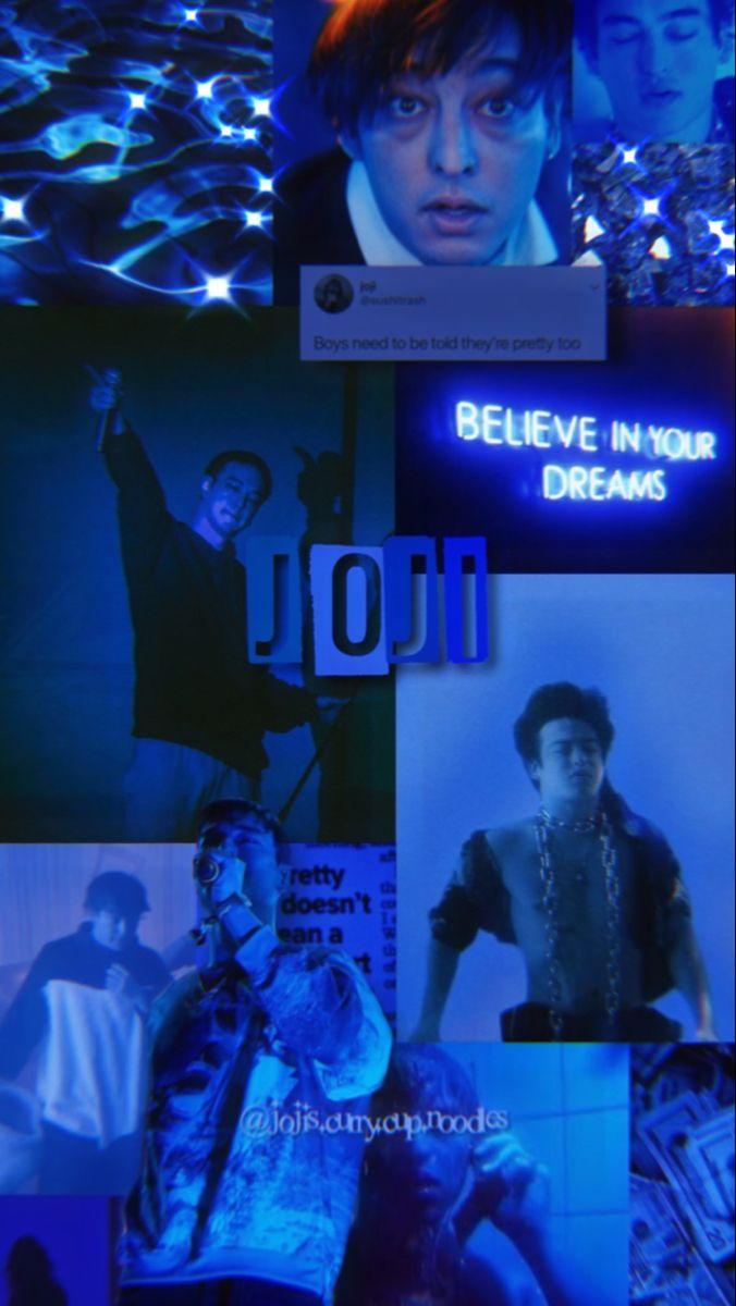 676x1200 joji blue themed aesthetic wallpaper