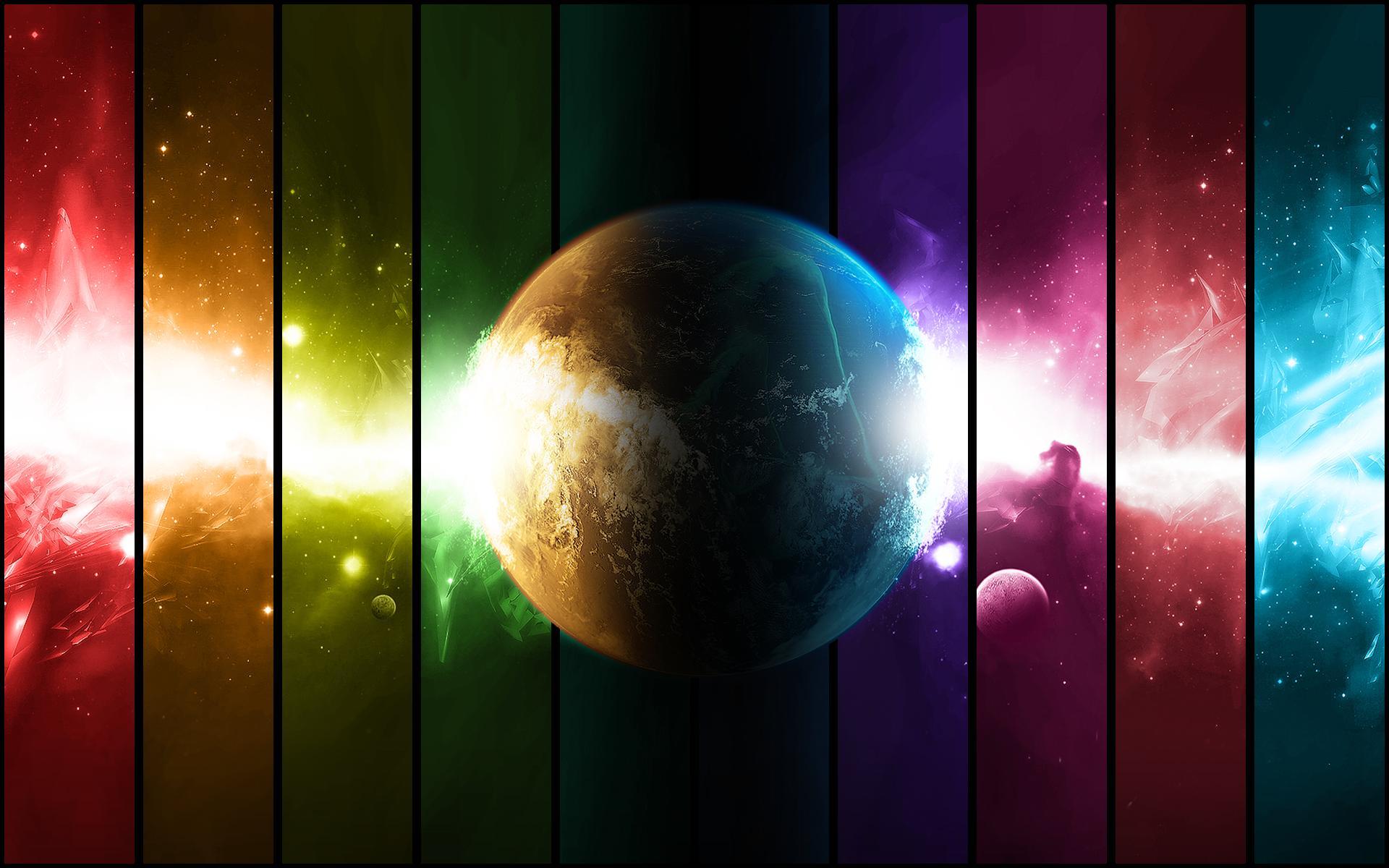 1920x1200 Earth rainbow panel wallpaper