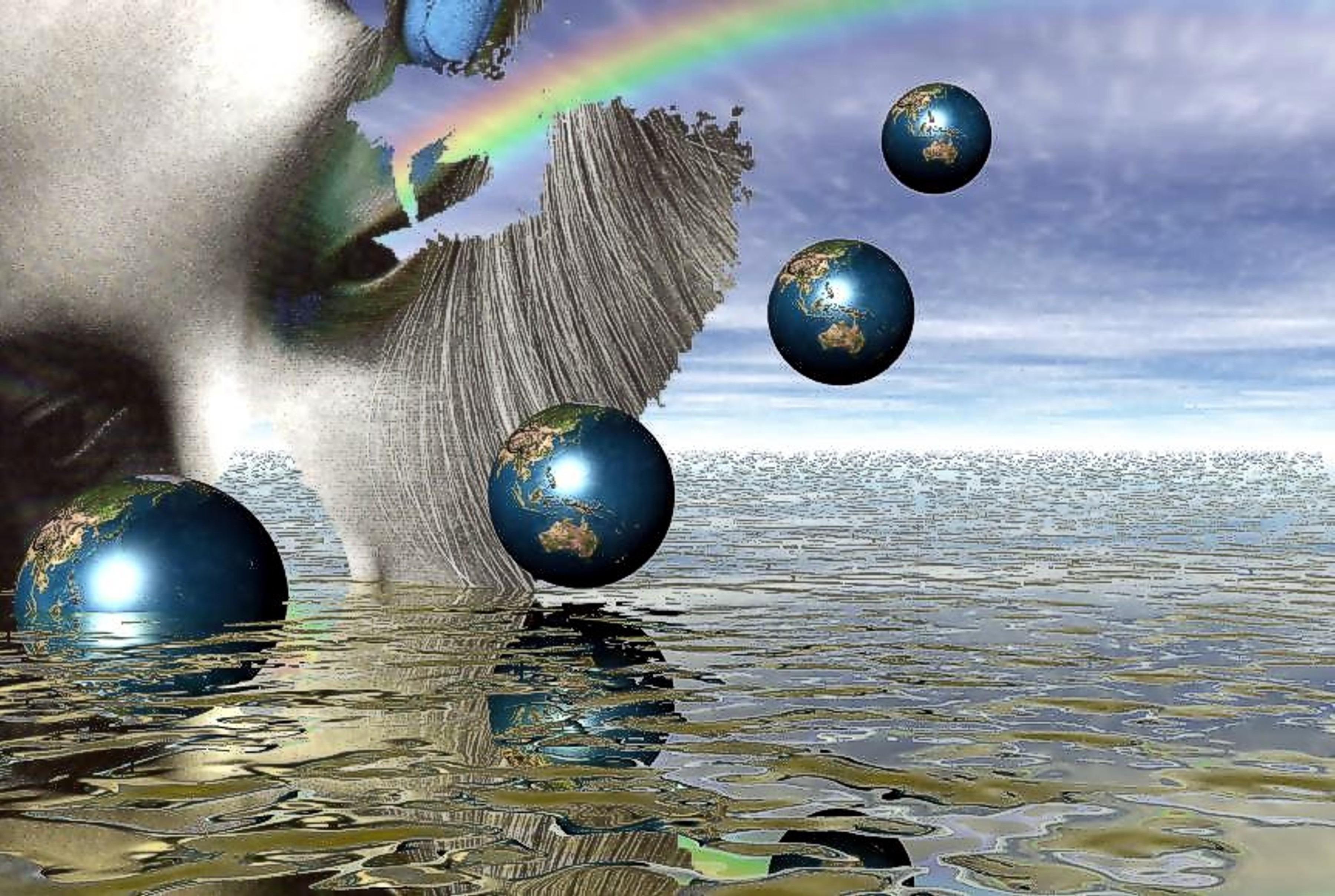 3600x2417 Free Image : water, woman, reflection, vehicle, human, face, rainbow, ball, planet, graphic, screenshot, atmosphere of earth, computer wallpaper 3600x2417