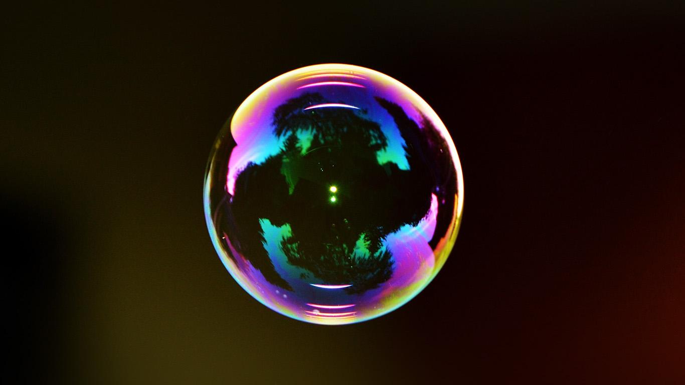 1366x768 Bubble Circle Rainbow Color Bokeh Wallpaper