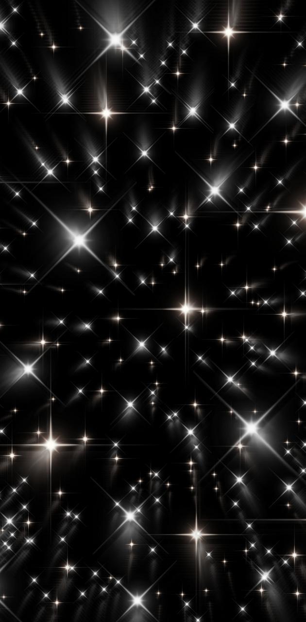 630x1280 Black glitter wallpaper