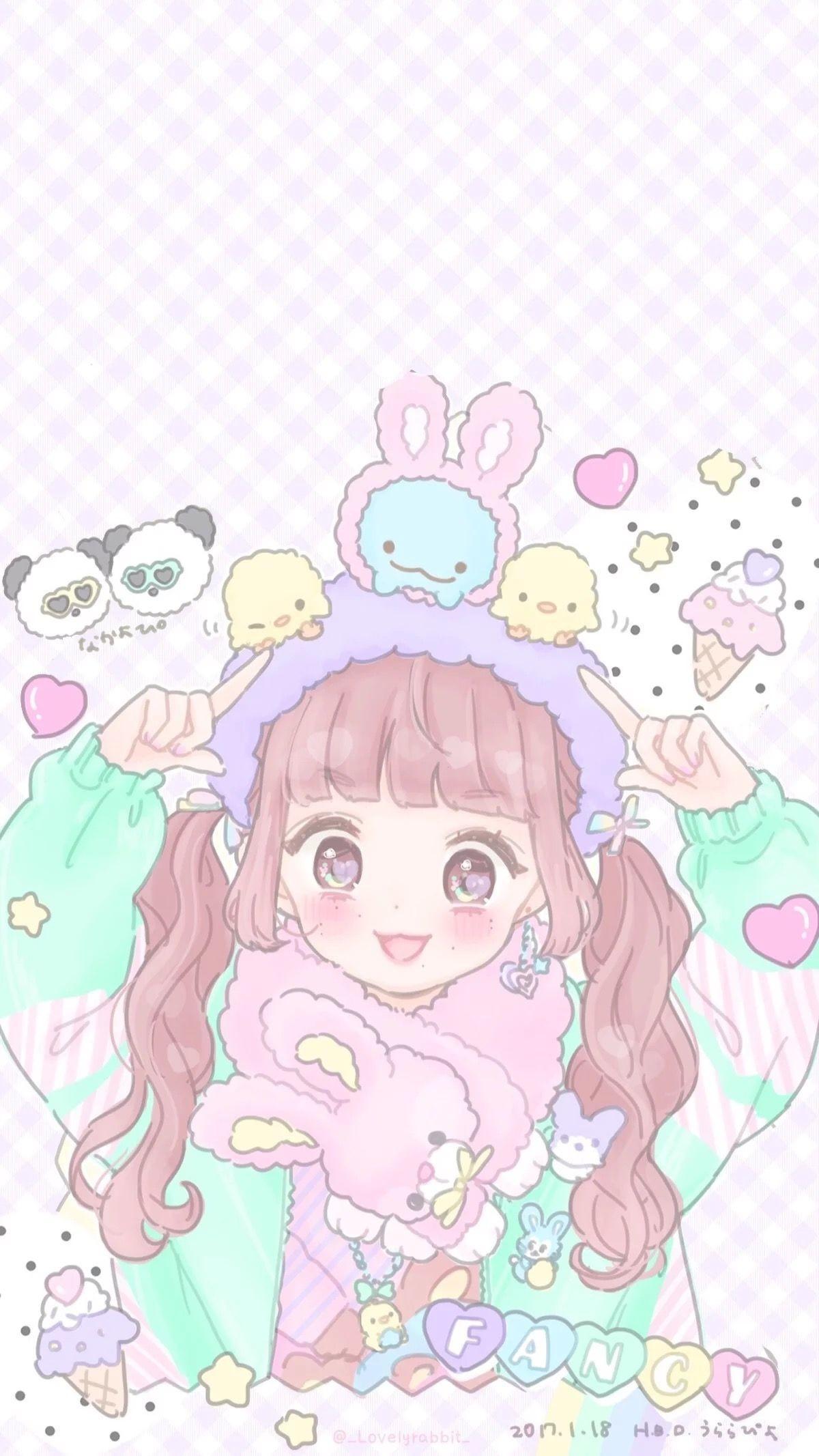 Kawaii Pastel Anime Girl Wallpapers ...