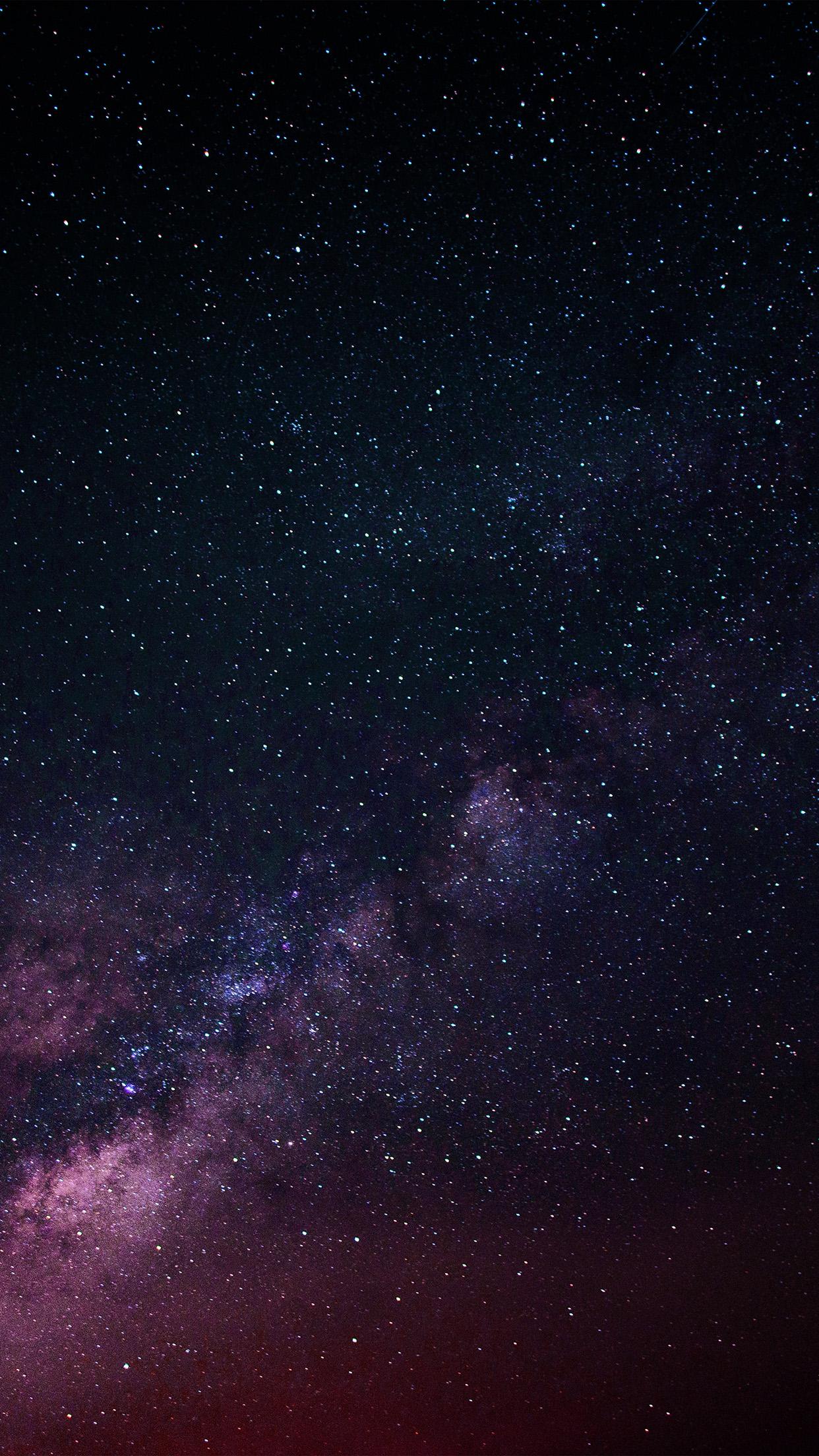 1242x2208 space star night galaxy nature dark milkyway