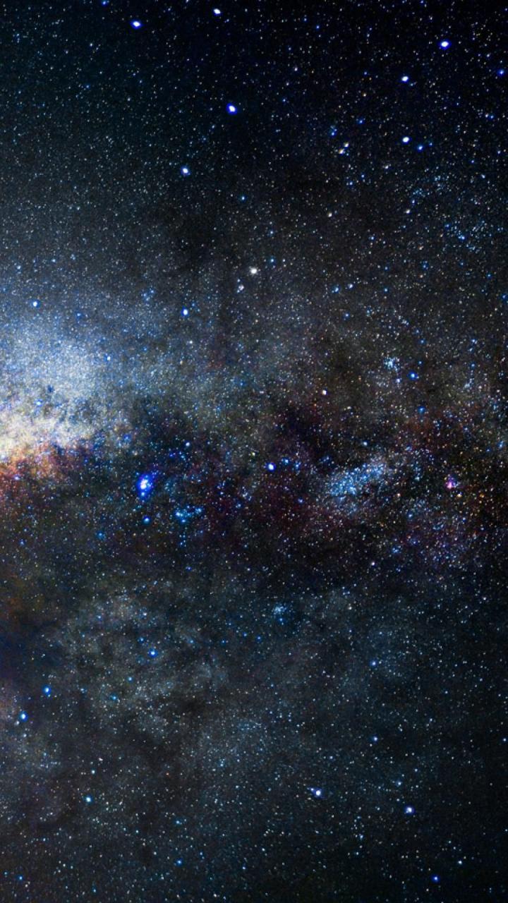 720x1280 Blue Galaxy iPhone Wallpaper