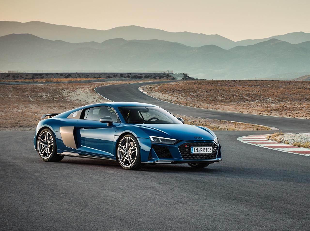 1280x953 Wallpaper Audi R8 Blue automobile