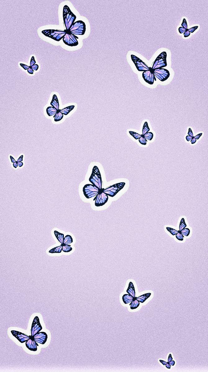 670x1200 iphone 11 wallpaper. Butterfly wallpaper iphone, Purple butterfly wallpaper, Purple wallpaper iphone