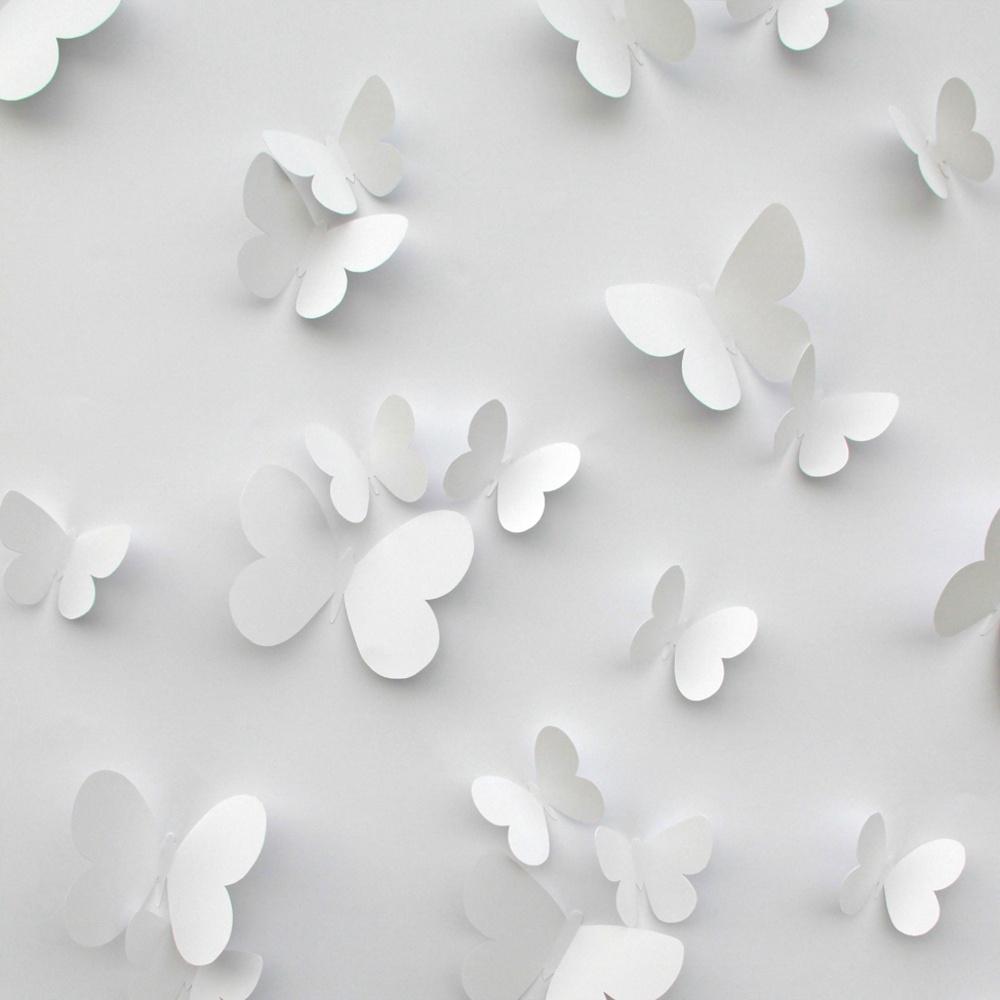 1000x1000 Muriva Just Like It Butterfly 3D Butterflies Pattern Wallpaper J65809