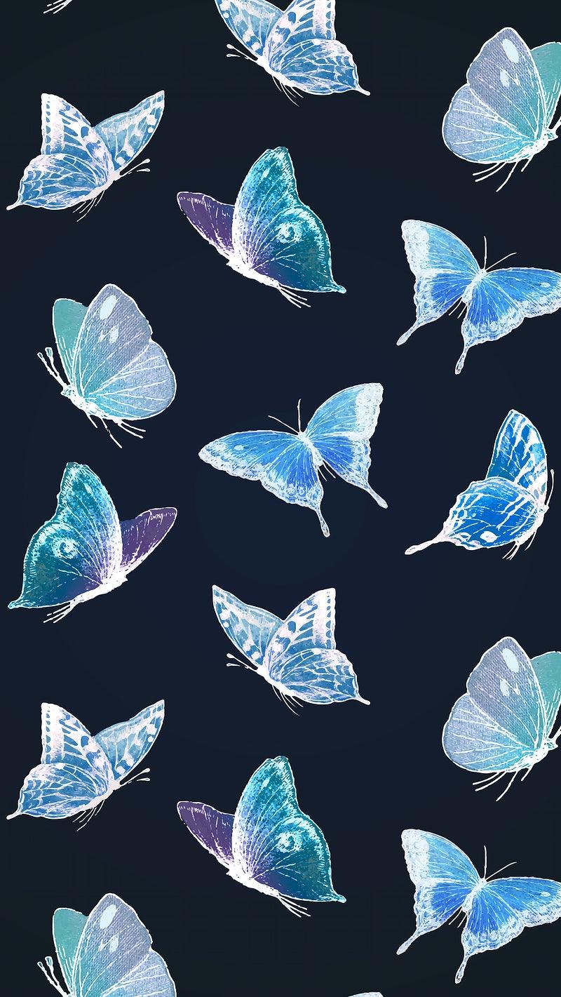 800x1421 Butterfly Phone Wallpaper Image Wallpaper