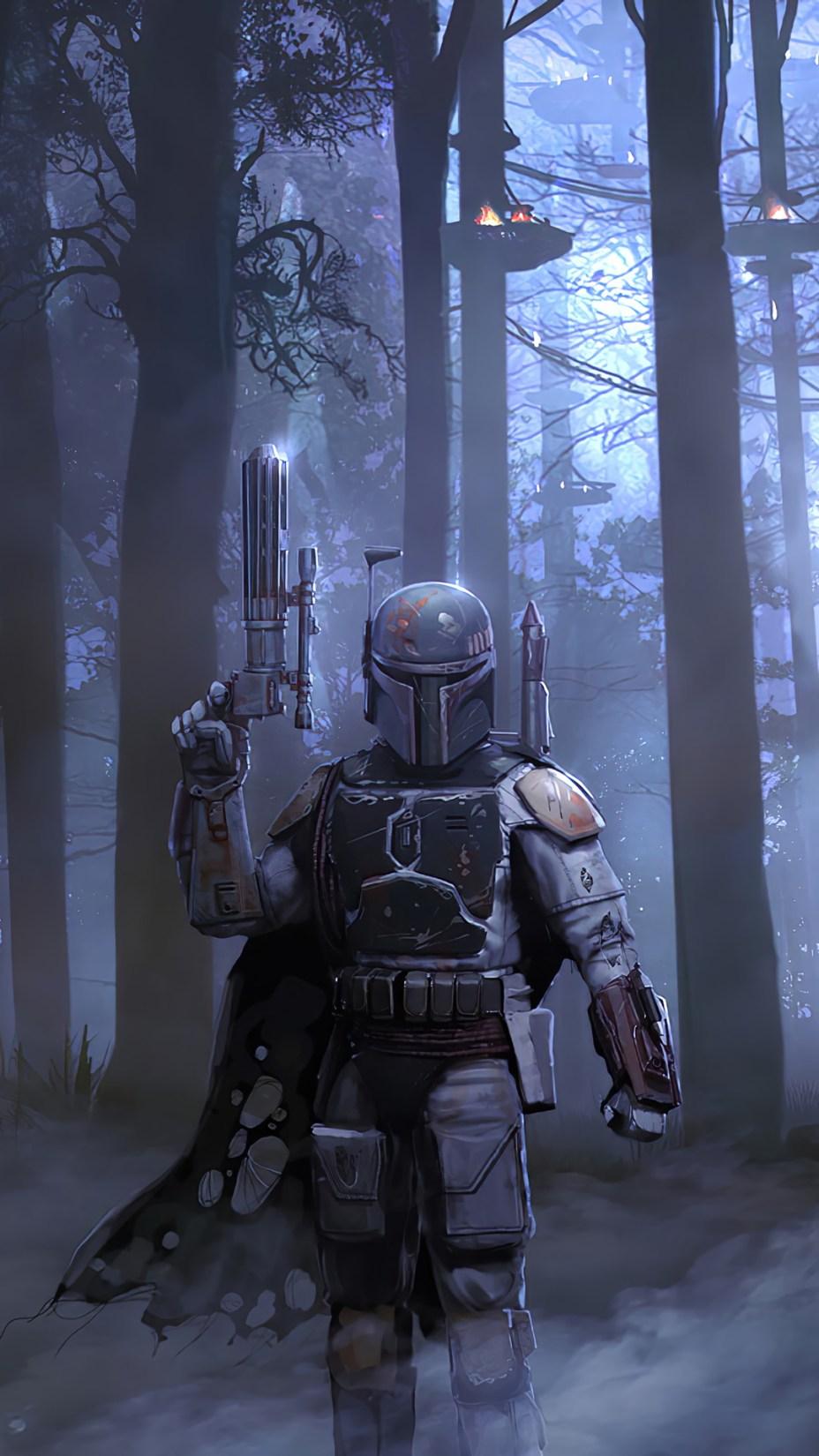 928x1650 Boba Fett Wallpaper HD For Tech Star Wars Wallpaper
