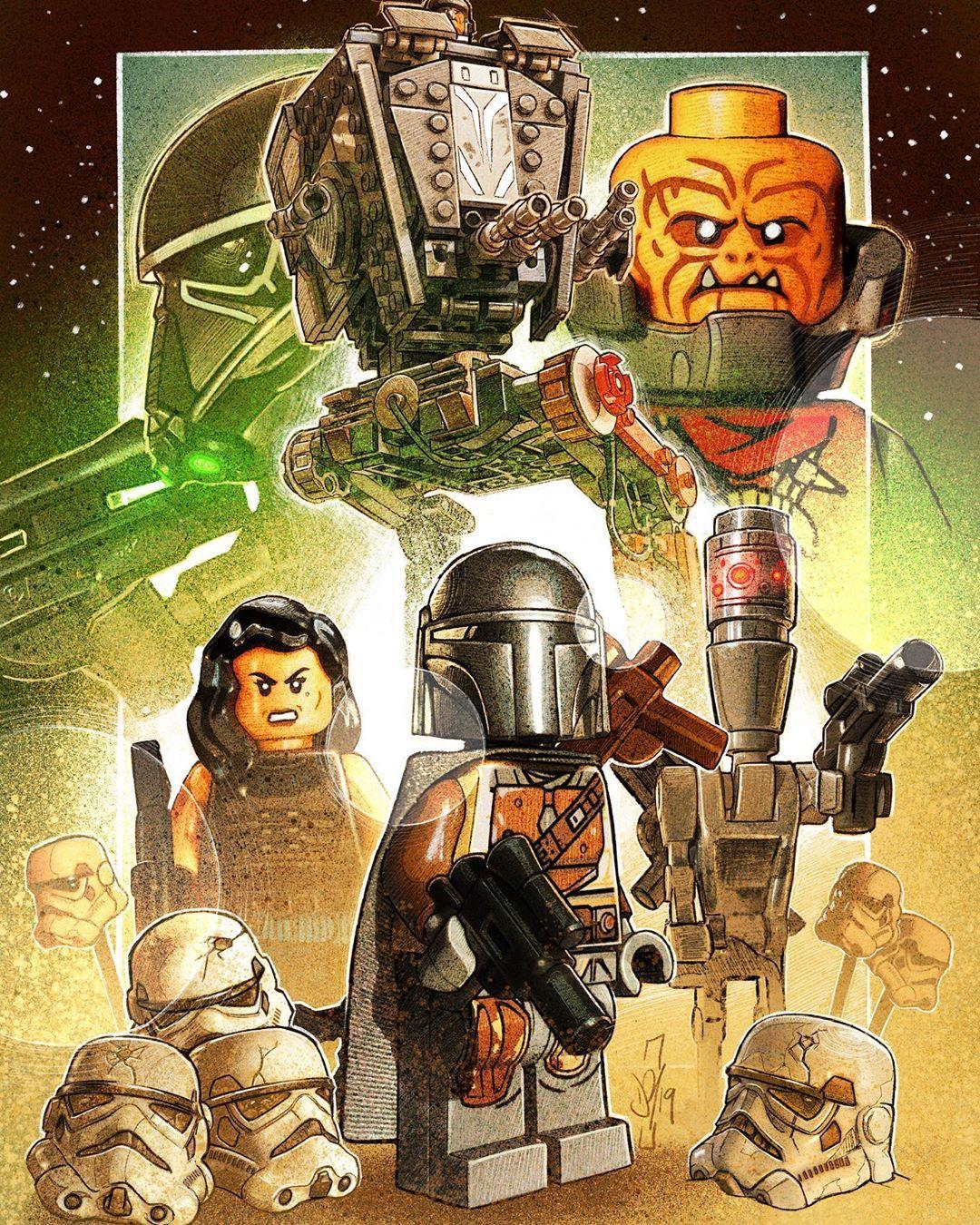 1080x1350 curtidas, 53 comentários Tibbles no Instagram: “The Mandalorian Lego