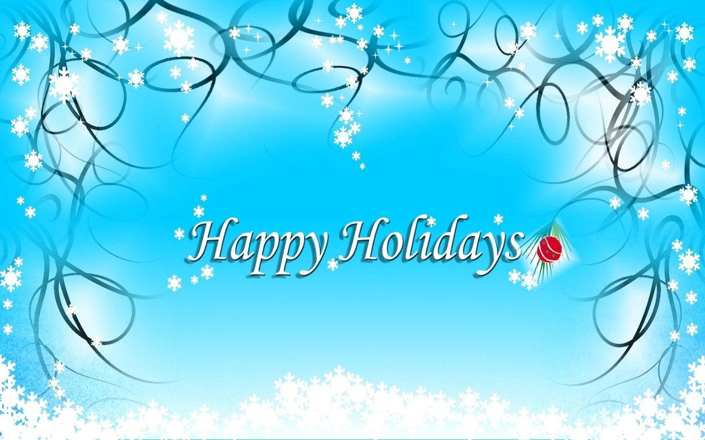 1440x900 Happy Holidays Wallpaper HD Dekstop