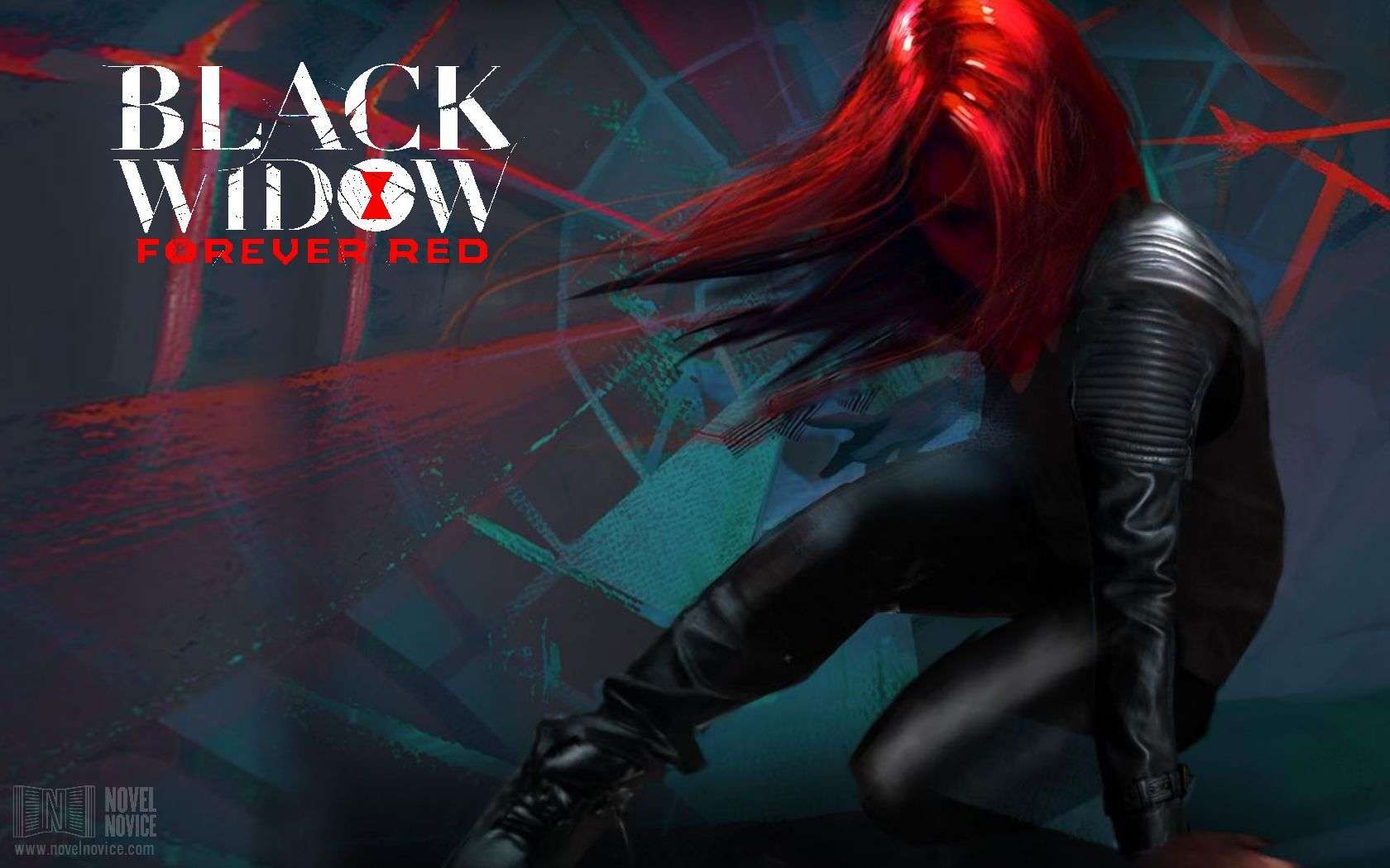 1680x1050 Black Widow: Forever Red Desktop Wallpaper