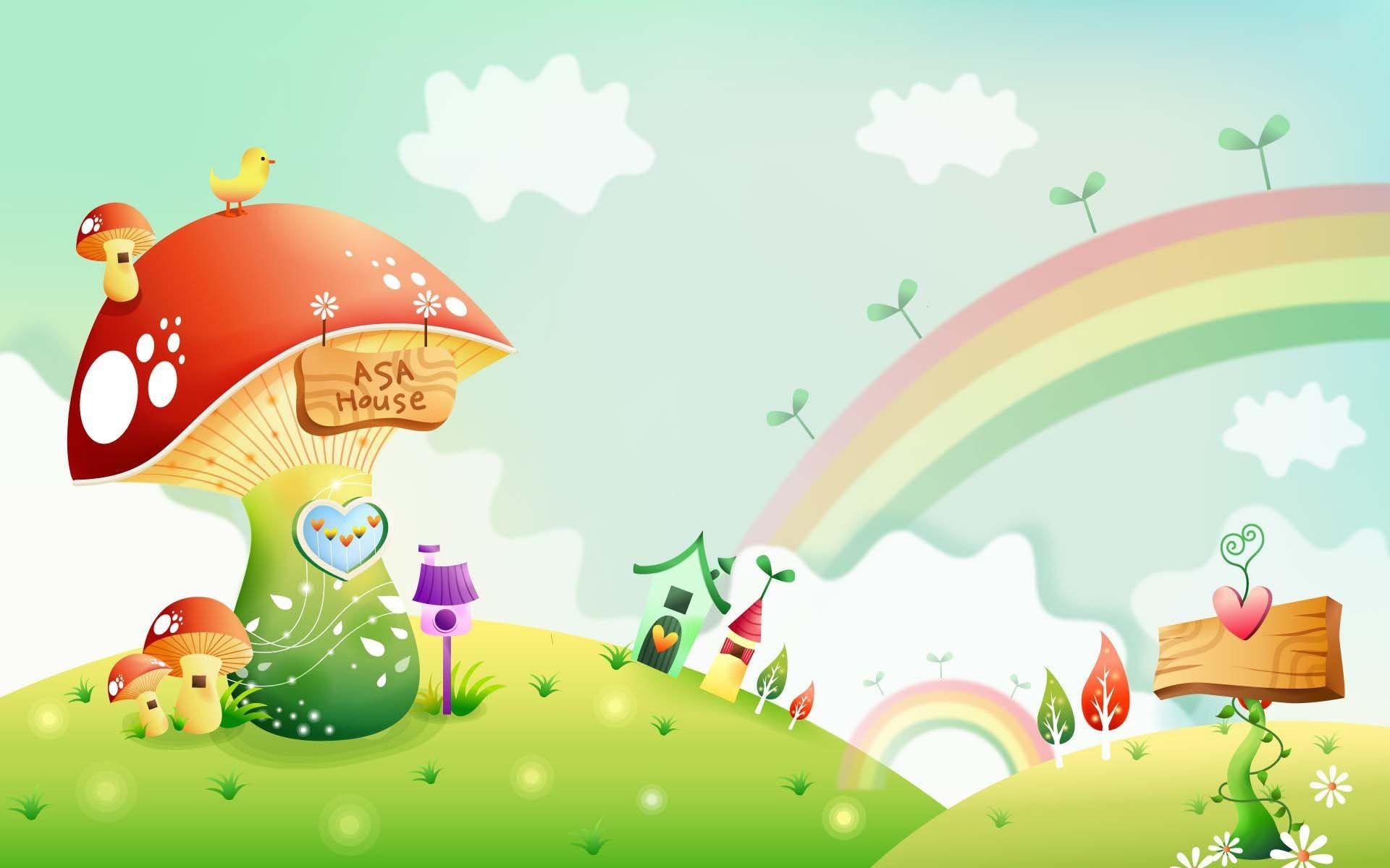 1920x1200 1920x Mushroom House Beyond The Rainbow