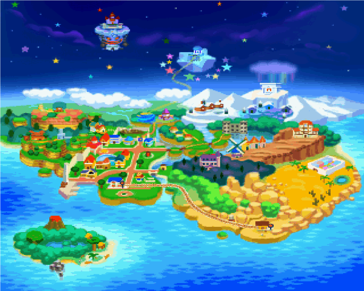 1240x993 Do you think Paper Mario 64 has the most canon depiction of Mushroom Kingdom?