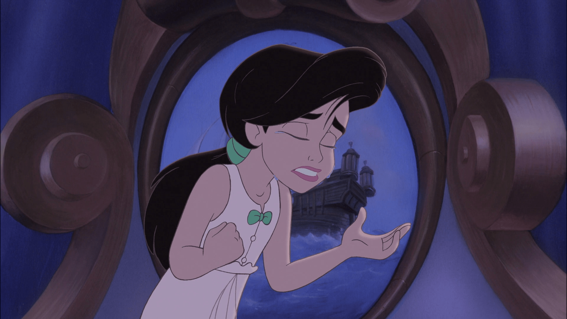 1920x1080 Princess Melody crying (angry at her mom; Queen Ariel). Melody little mermaid, Little mermaid The little mermaid