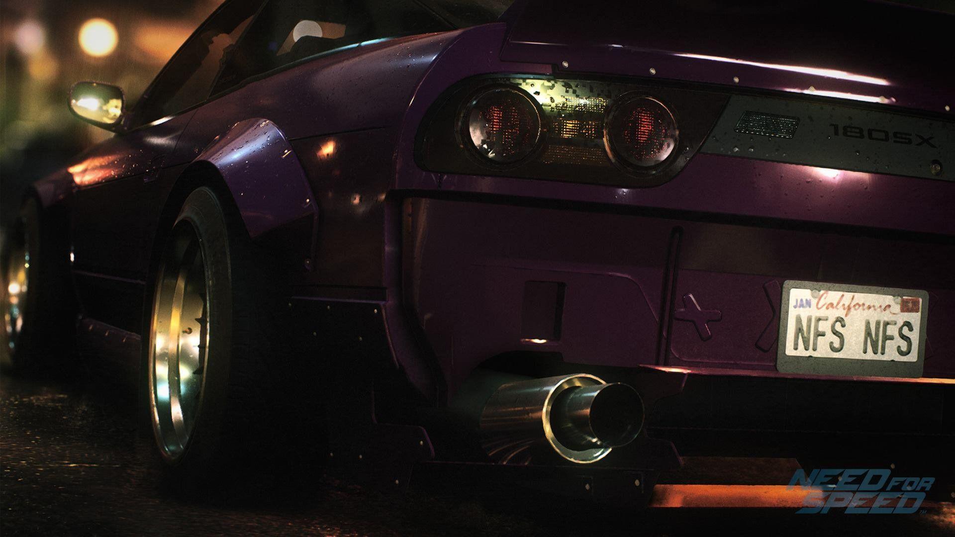1920x1080 NightCloudsRainRide. Need for speed, 2015 wallpaper, Purple convertible car
