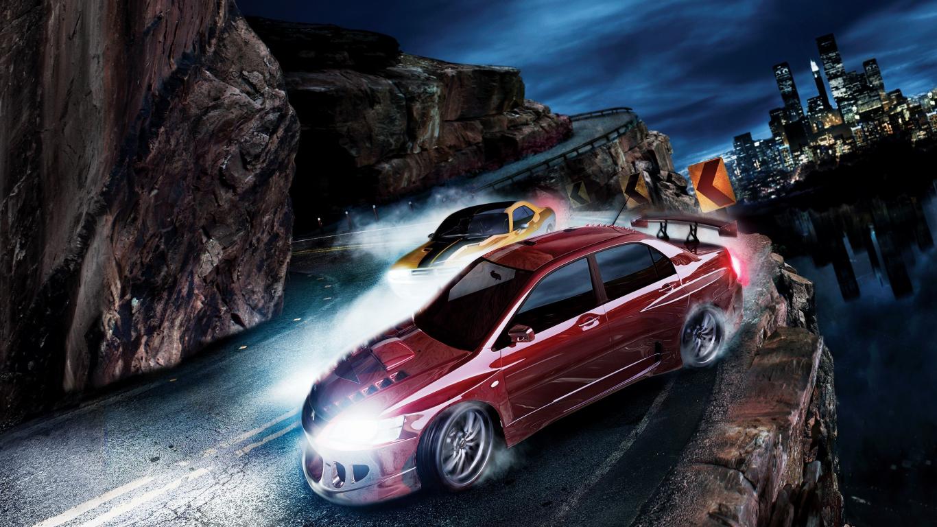 1366x768 Download 1366x768 wallpaper need for speed carbon, car chase, video game, tablet, laptop, 1366x768 HD image, background, 19769