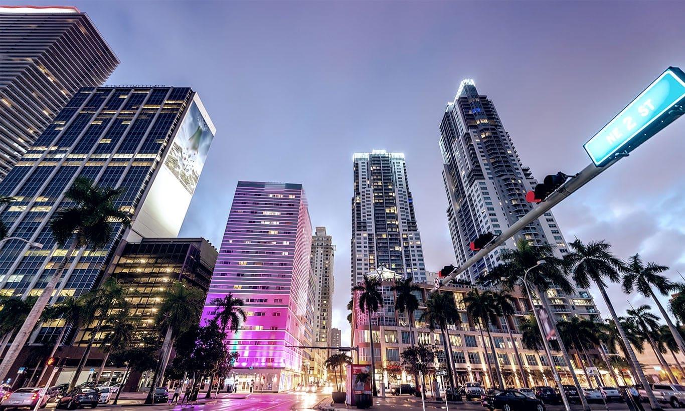 1366x820 Miami Wall Art