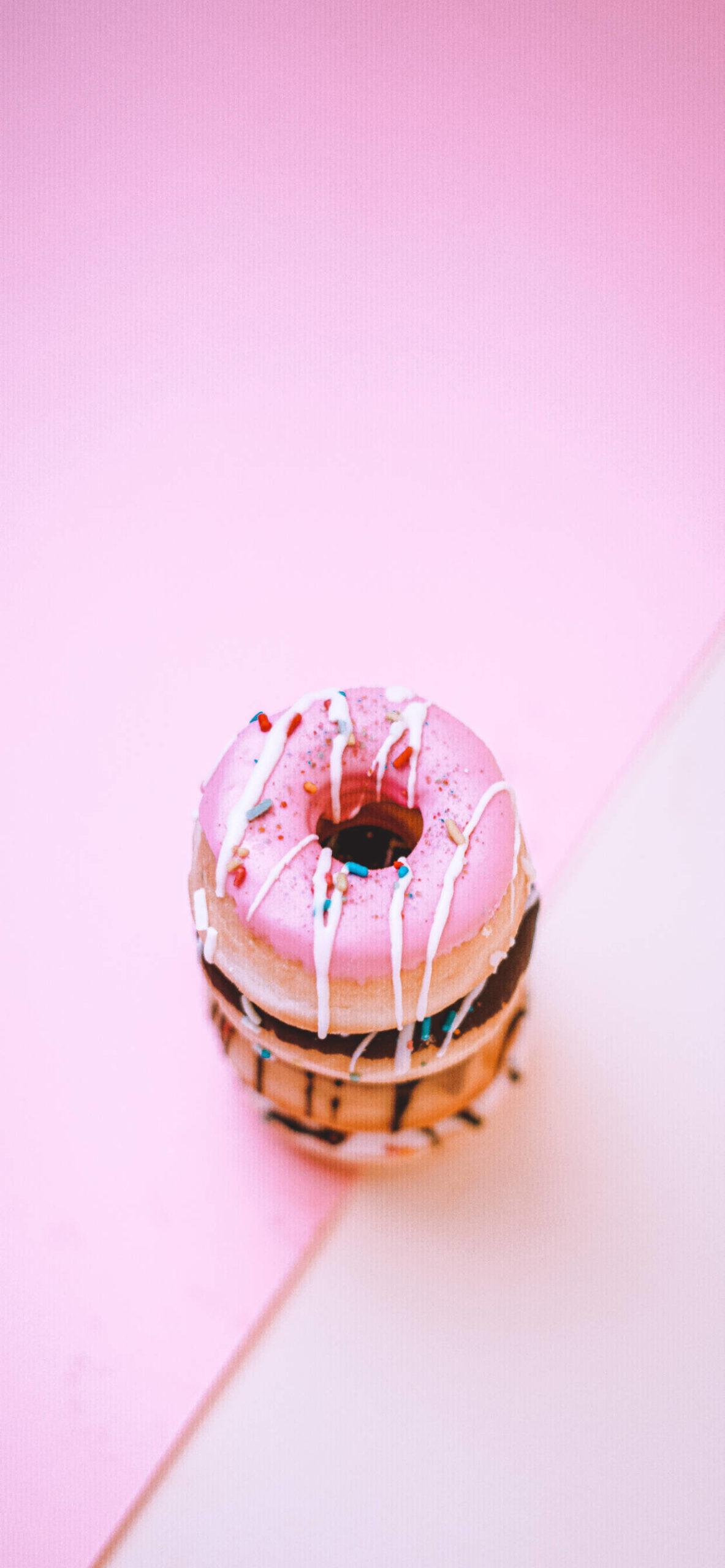 1183x2560 Donut Wallpaper for iPhone Pro Max, X, 6