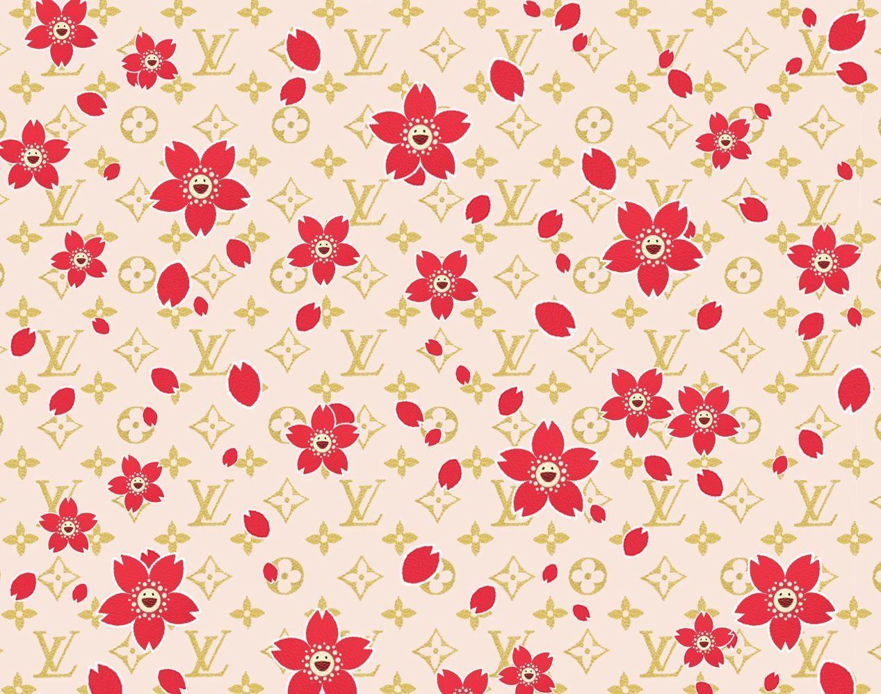 Download LV monogram red wallpaper by societys2cent - c5 - Free on