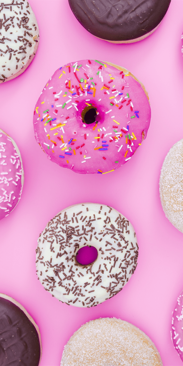 640x1280 Free download donut worry be happy foundonweheartit iphonebackground [640x1280] for your Desktop, Mobile & Tablet. Explore Donut Wallpaper. Odd Future Donut Wallpaper