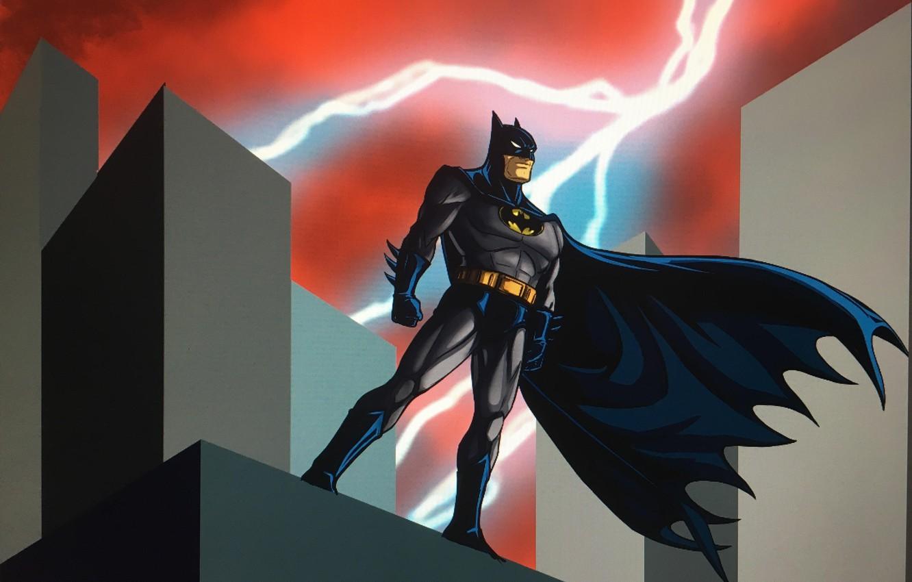 1332x850 Wallpaper Batman, Comics, Bruce Wayne, Animated Siries image for desktop, section фильмы