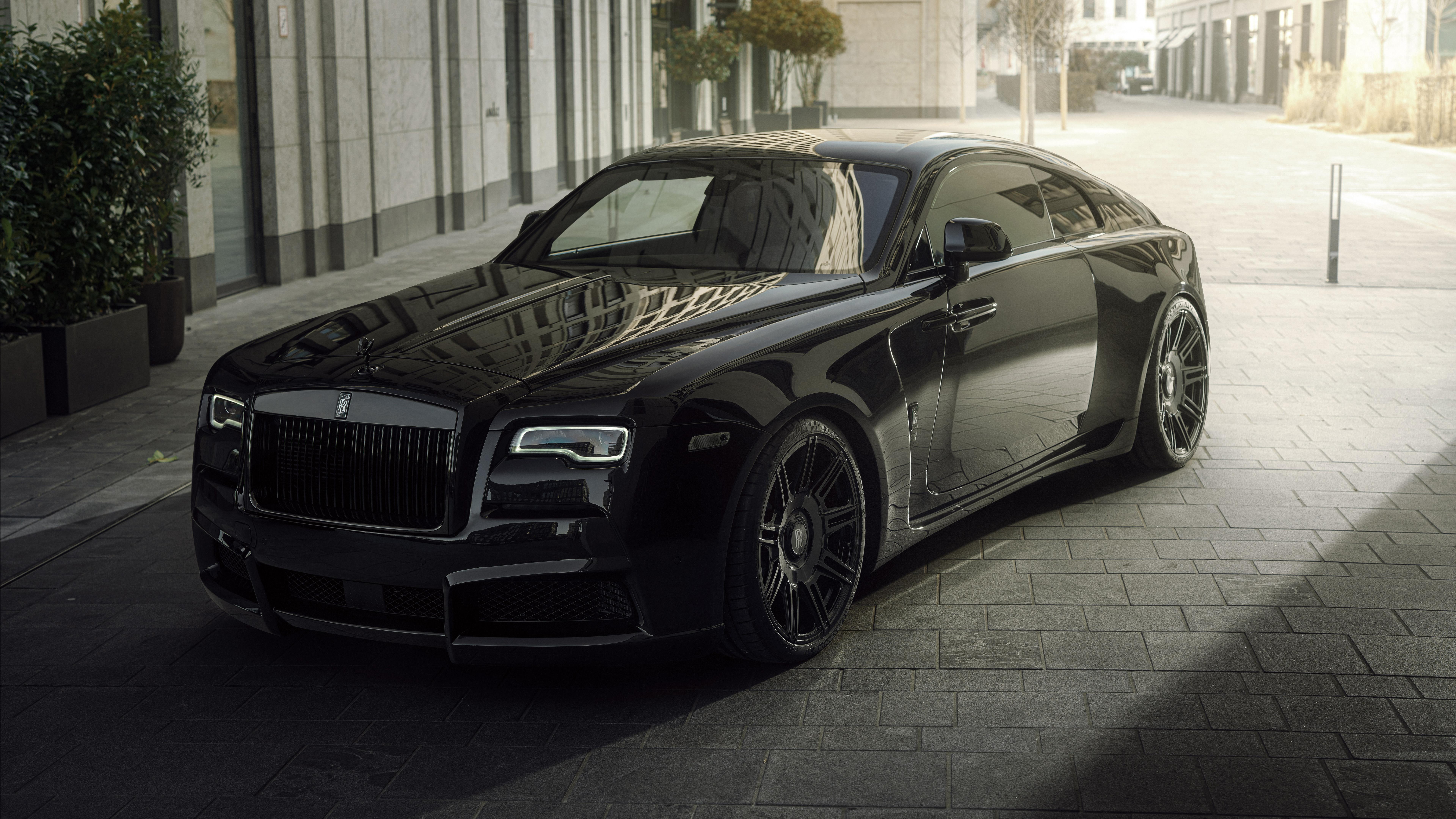 7680x4320 Spofec Rolls Royce Wraith Black Badge Overdose 2021 4K 8K Wallpaper Car Wallpaper