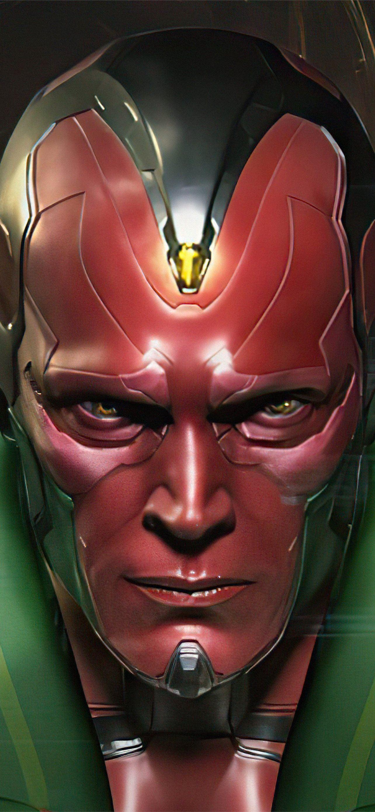1284x2778 marvel vision iPhone Wallpaper Free Download