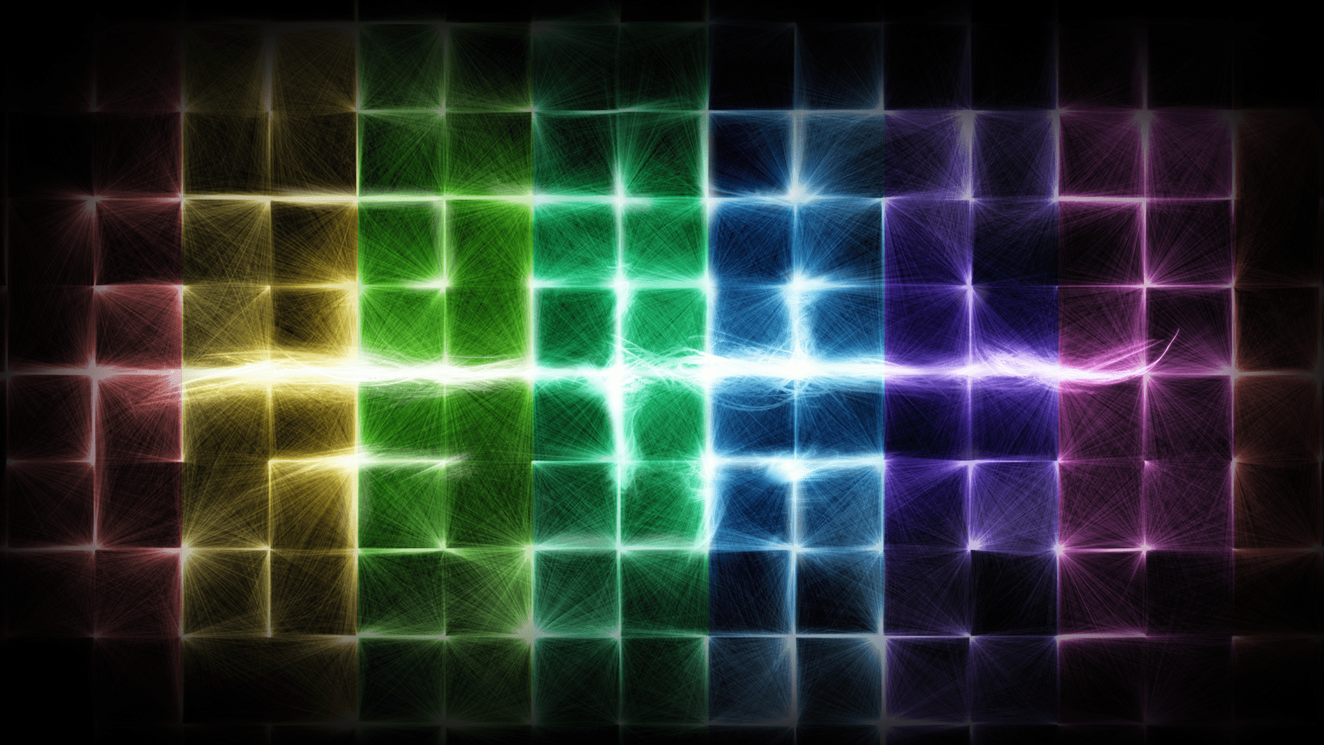 1920x1080 Neon Abstract Lines HD Desktop Wallpaper 52293
