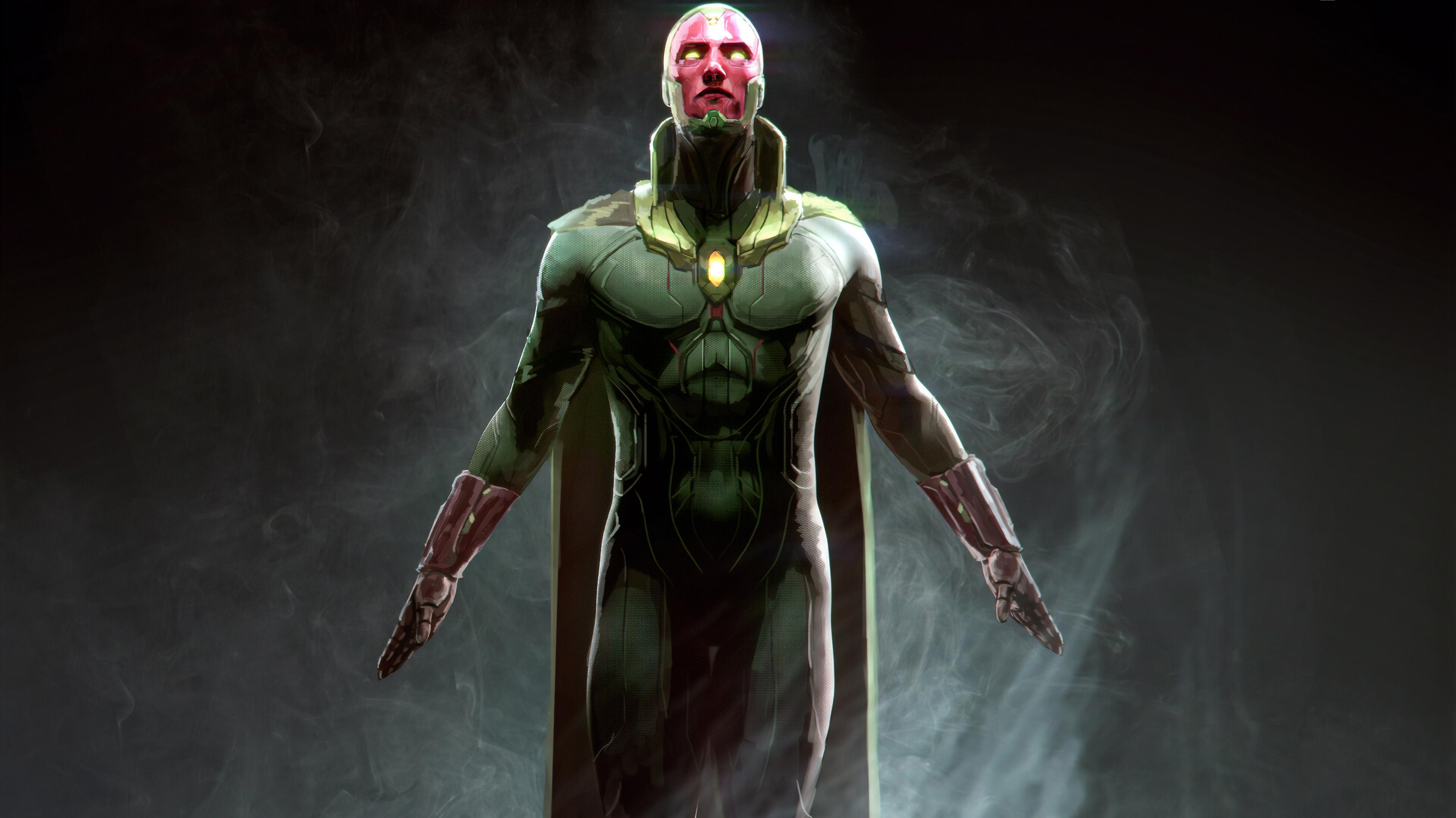 3840x2160 4K Vision (Marvel Comics) Wallpaper and Background Image