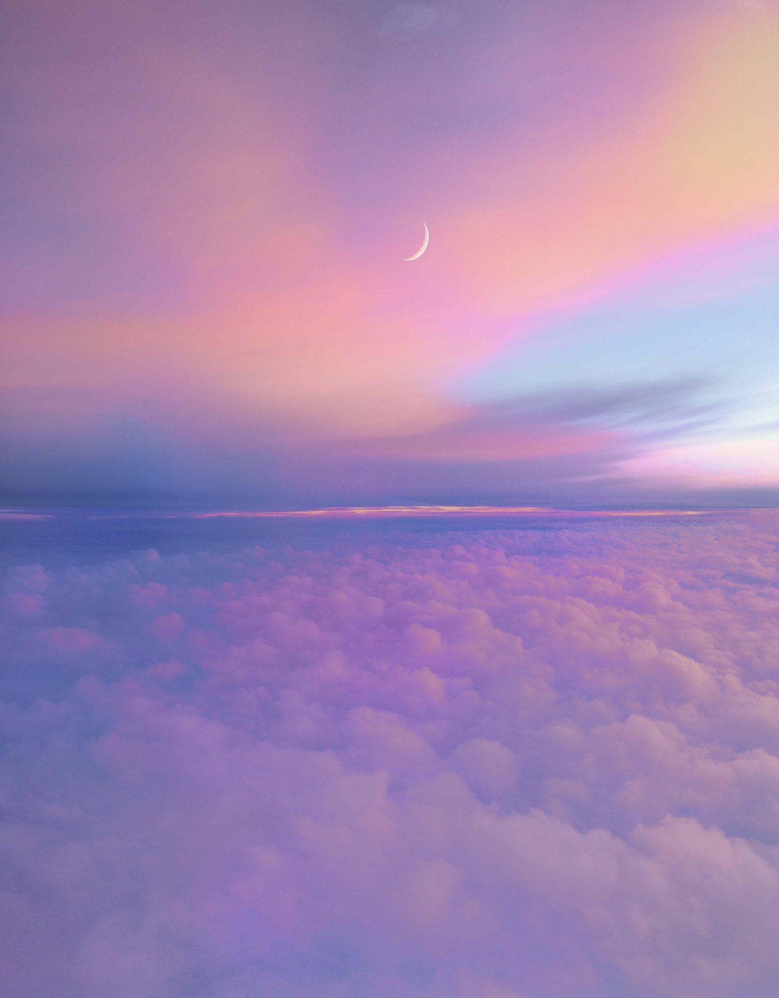 1599x2048 Pastel Cute Wallpaper Clouds