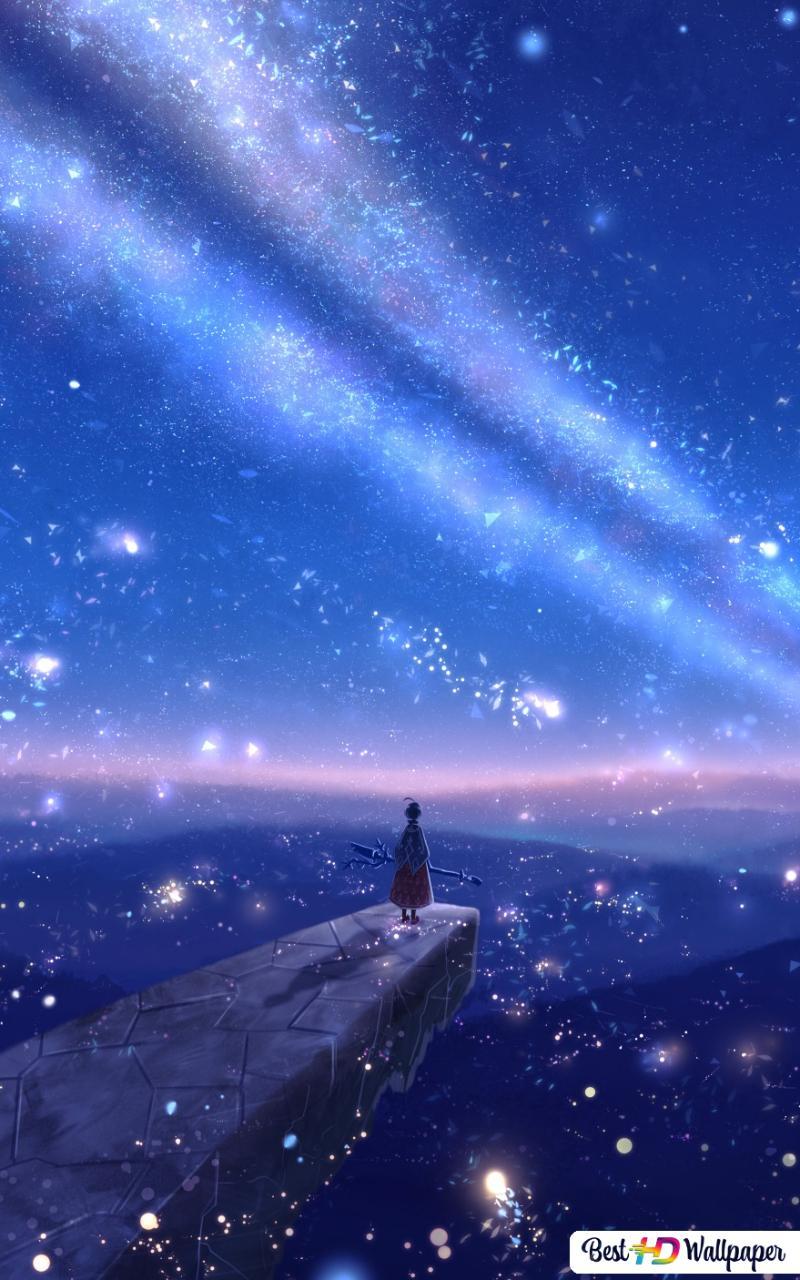 800x1280 Starry Field Sky HD wallpaper download
