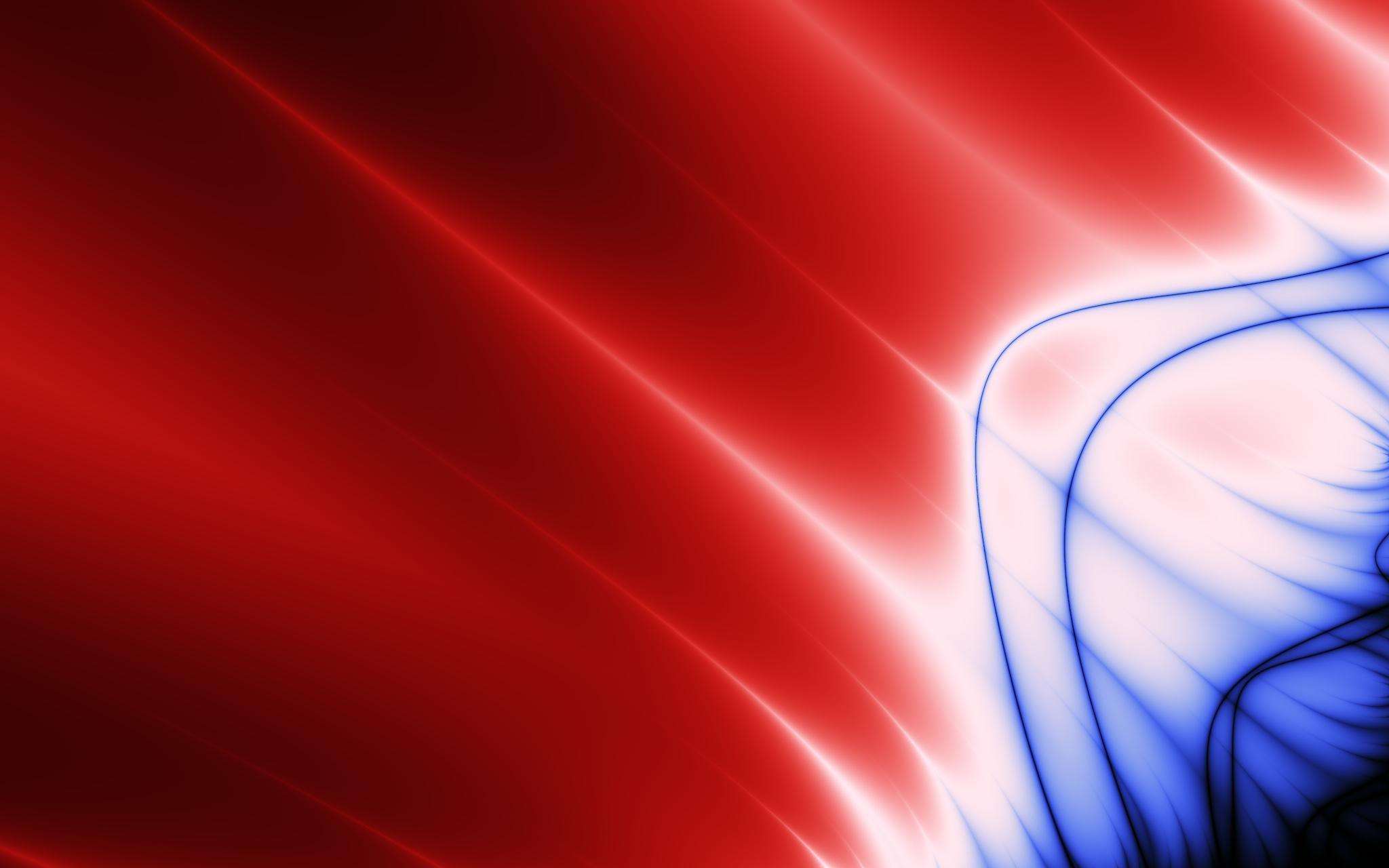 2048x1280 Blue And Red Wallpaper HD