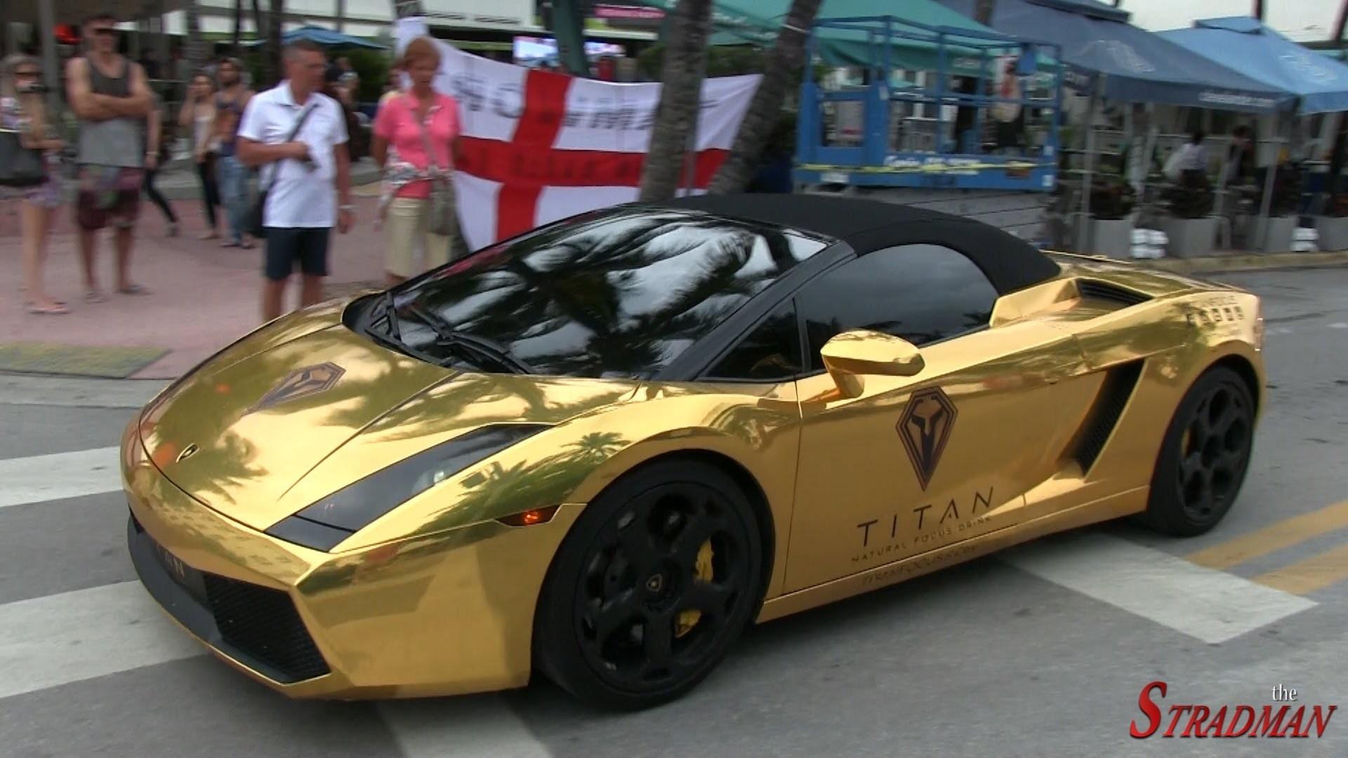 1920x1080 Gold Lamborghini