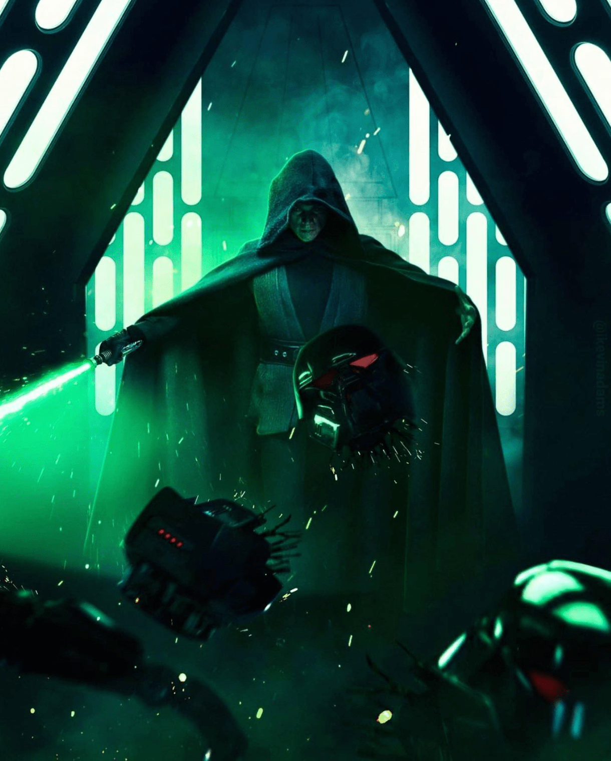 1220x1520 Jedi Master Luke Skywalker. artwork by:. Star wars picture, Star wars jedi, Star wars background