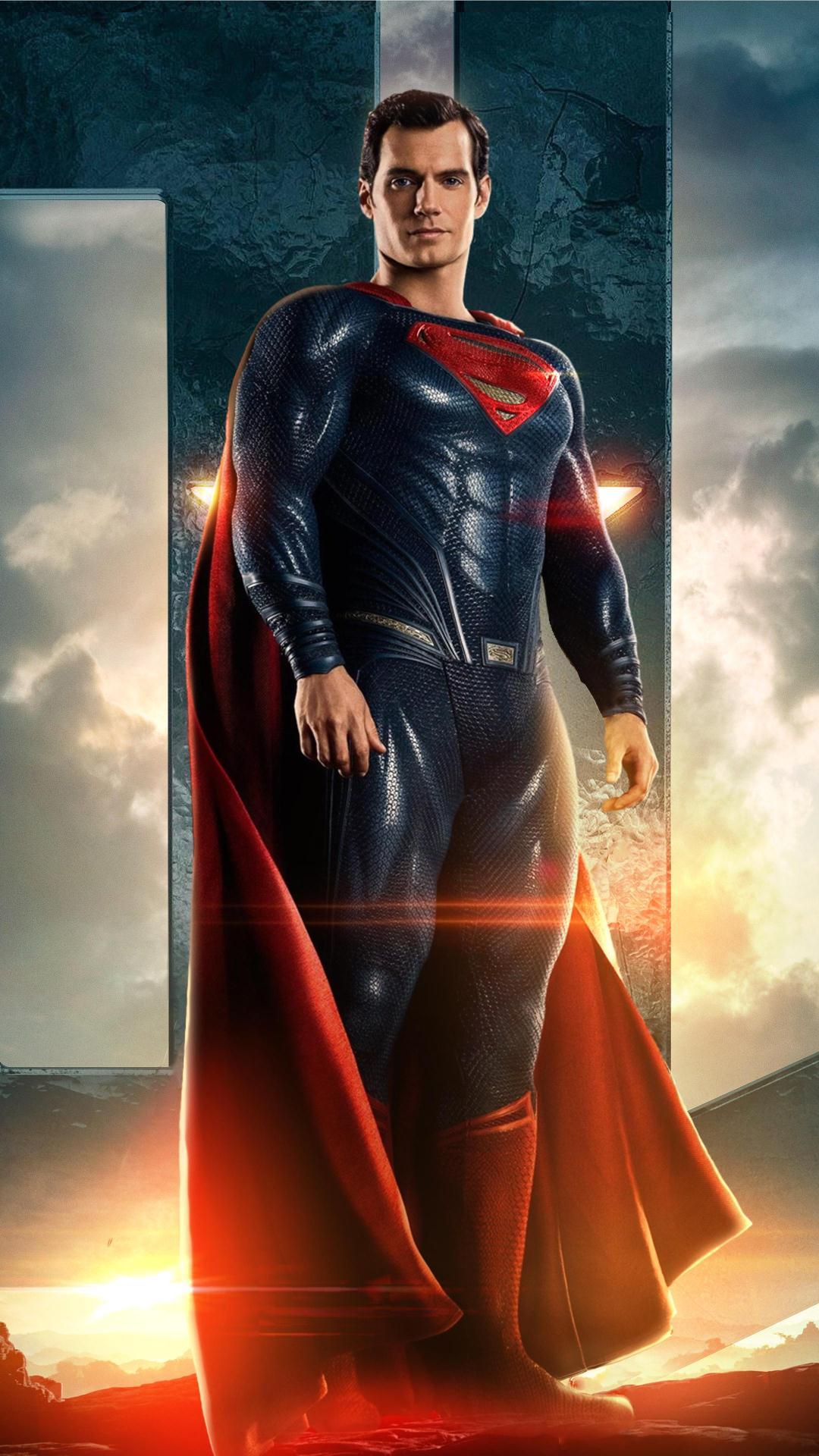 1080x1920 Justice League Superman Wallpaper