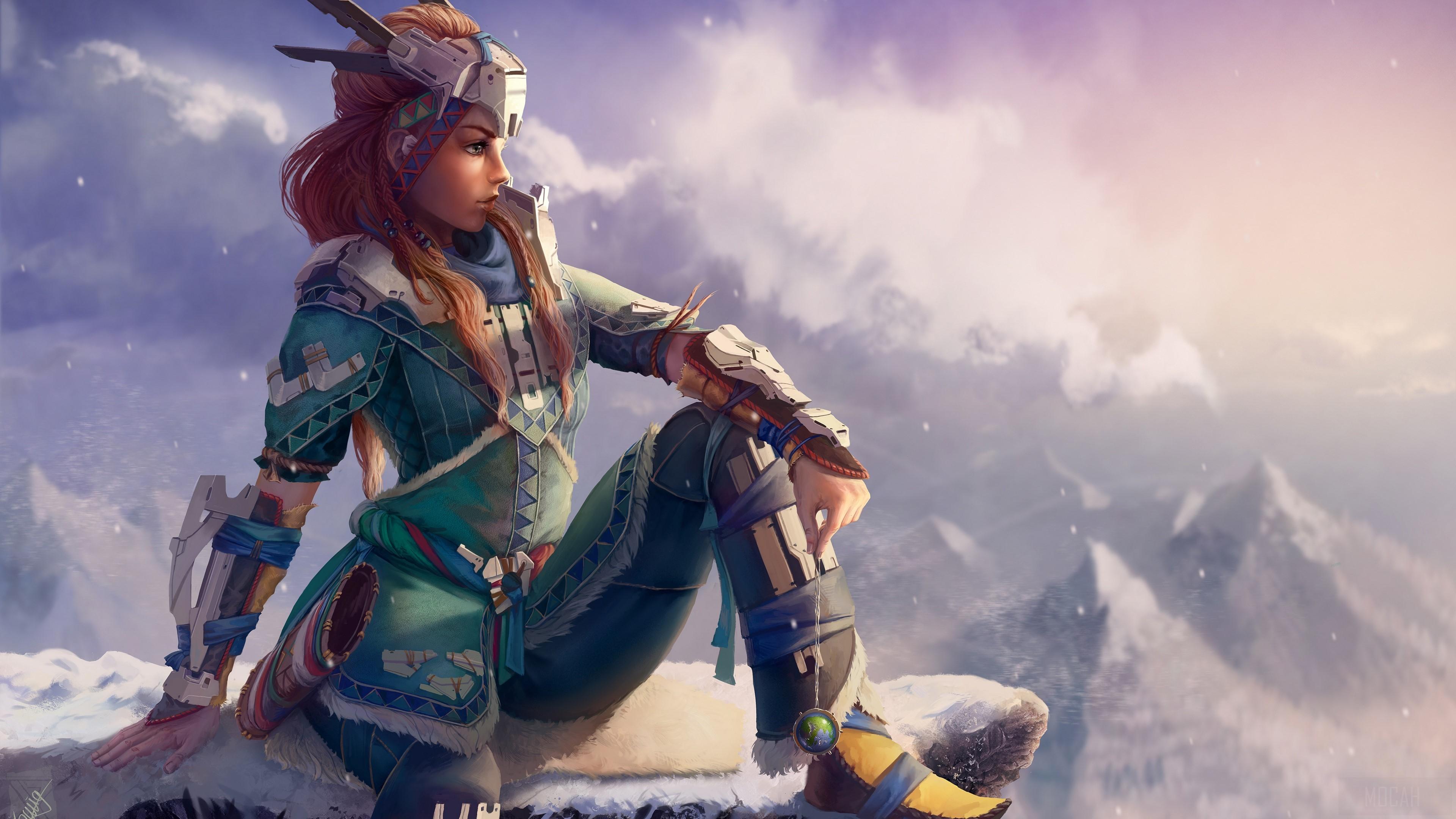 3840x2160 Aloy, Girl, Horizon Zero Dawn, Redhead 4k wallpaper HD Wallpaper