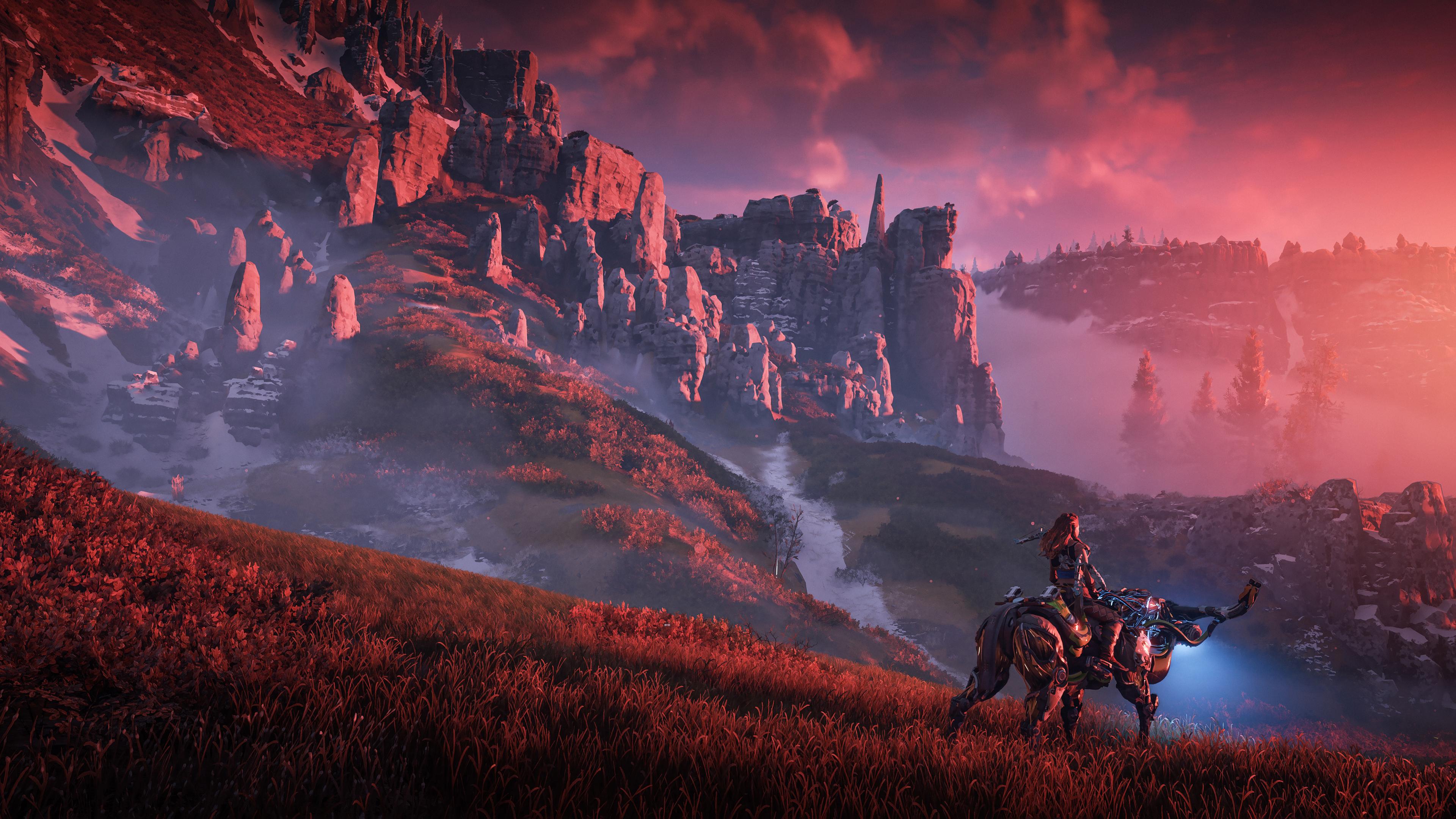 3840x2160 Horizon Zero Dawn, Aloy, Scenery, Game Art, Landscape, 4k Free deskk wallpaper, Ultra HD