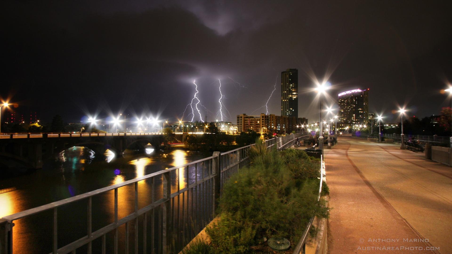 1920x1080 Desktop, texas, austin, lightning, top, wallpaper